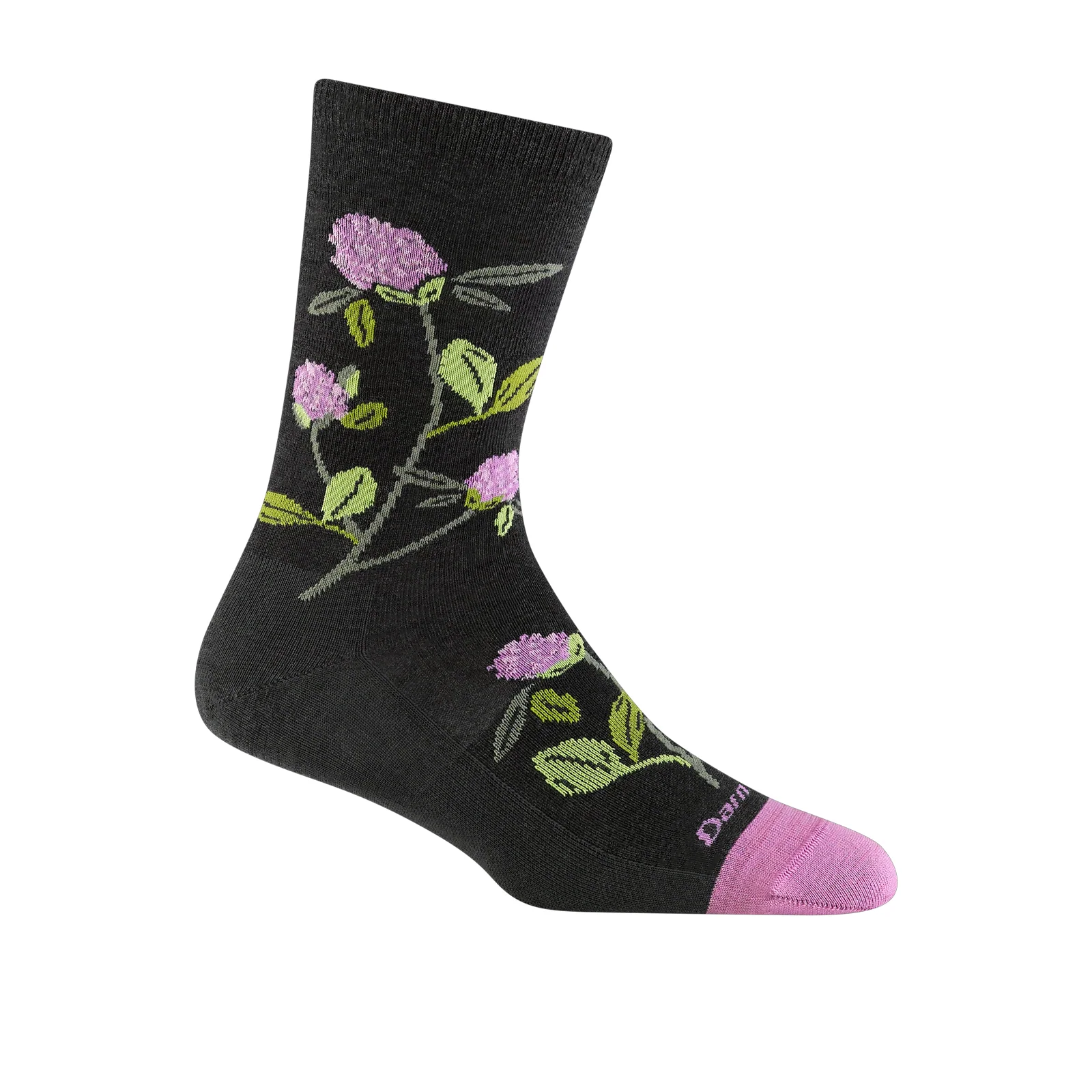 Darn Tough Blossom Lightweight Crew Sock (Women) - Charcoal