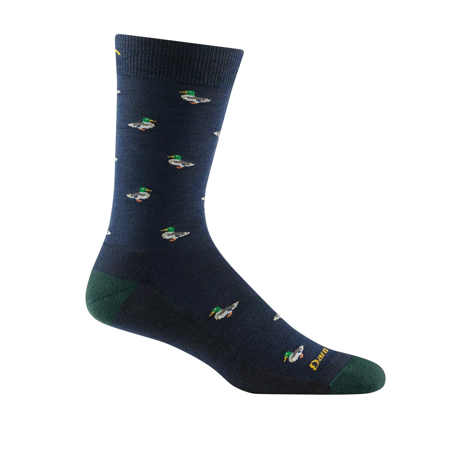 Darn Tough Duck Duck Moose Lightweight Crew Sock with Cushion (Men) - Eclipse