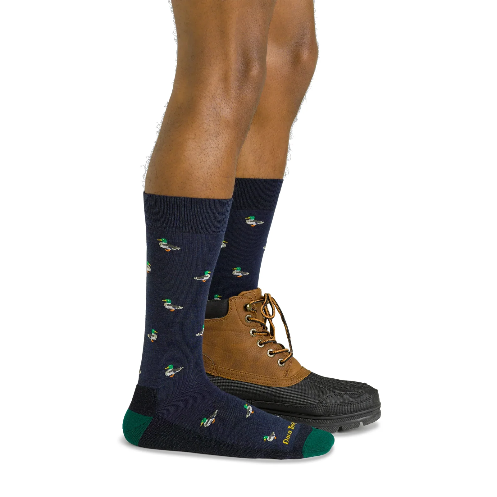 Darn Tough Duck Duck Moose Lightweight Crew Sock with Cushion (Men) - Eclipse - Image 6