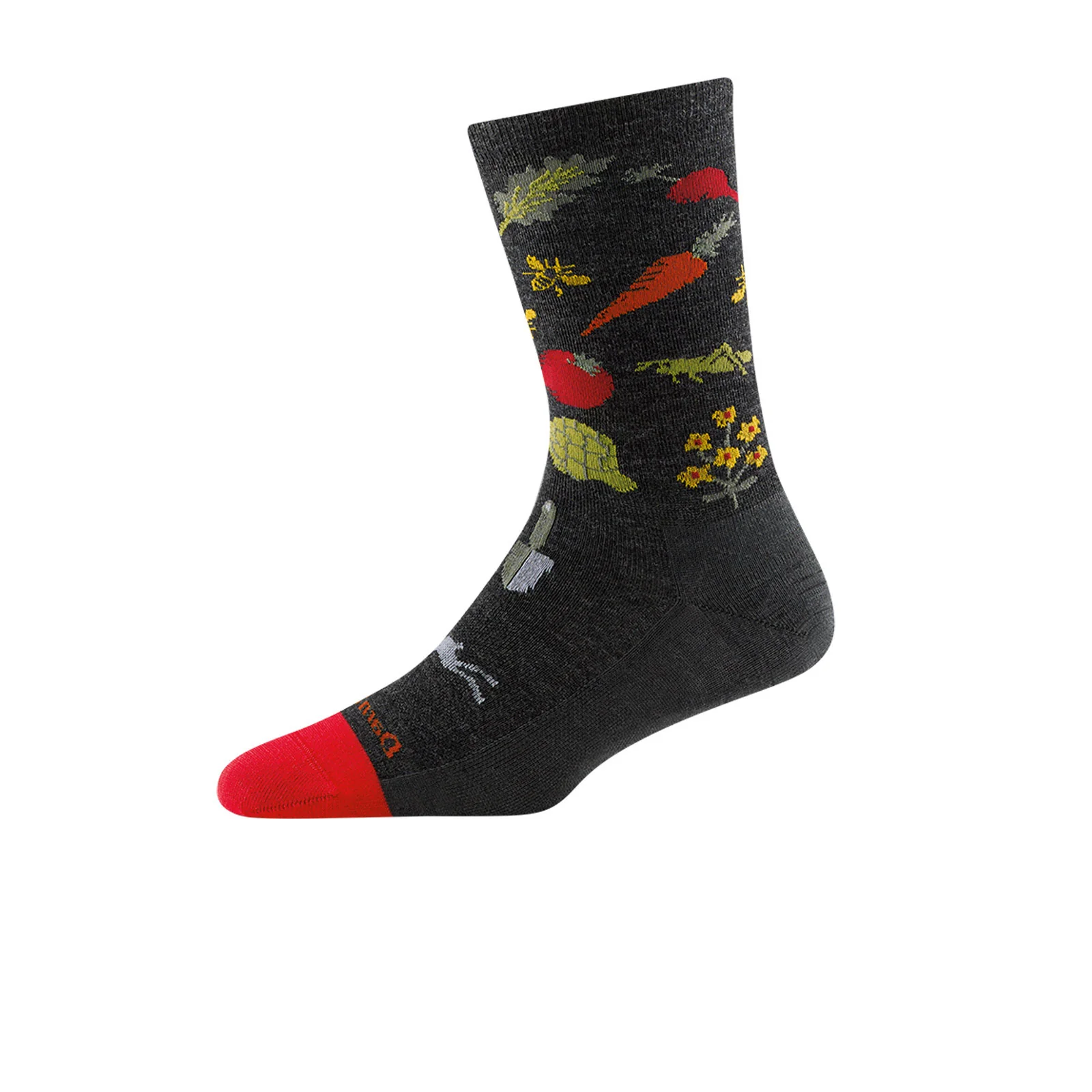 Darn Tough Farmer's Market Lightweight Crew Sock (Women) - Charcoal - Image 2