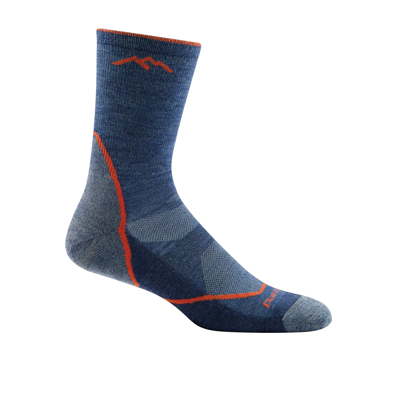Darn Tough Light Hiker Lightweight Micro Crew Sock with Cushion (Men) - Denim