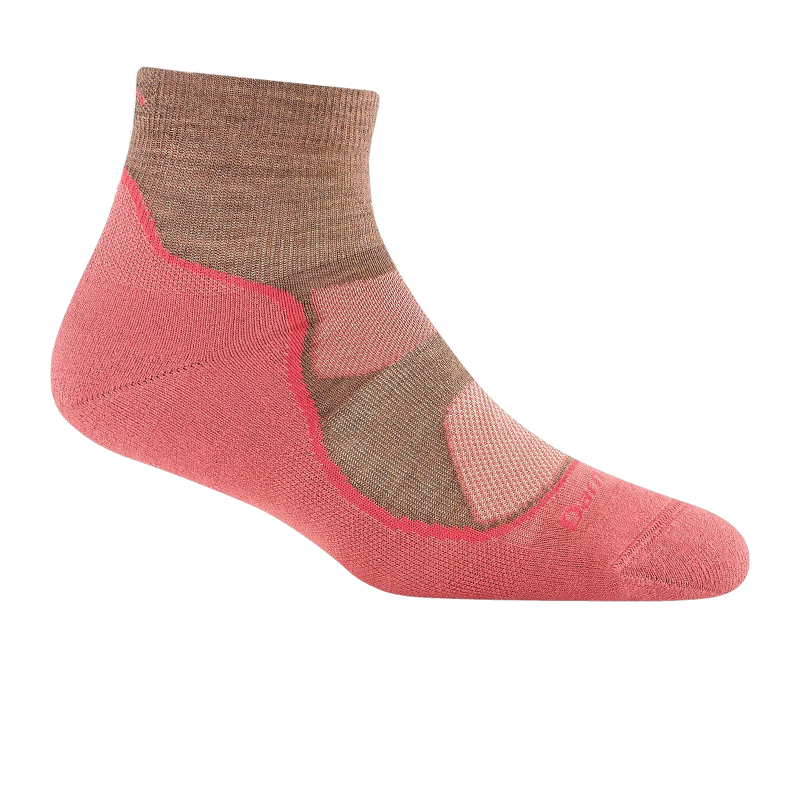 Darn Tough Light Hiker Lightweight Cushion Quarter Sock (Women) - Canyon