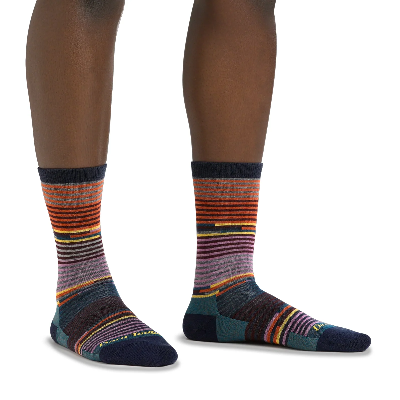 Darn Tough Pixie Lightweight Crew Sock (Women) - Navy - Image 2