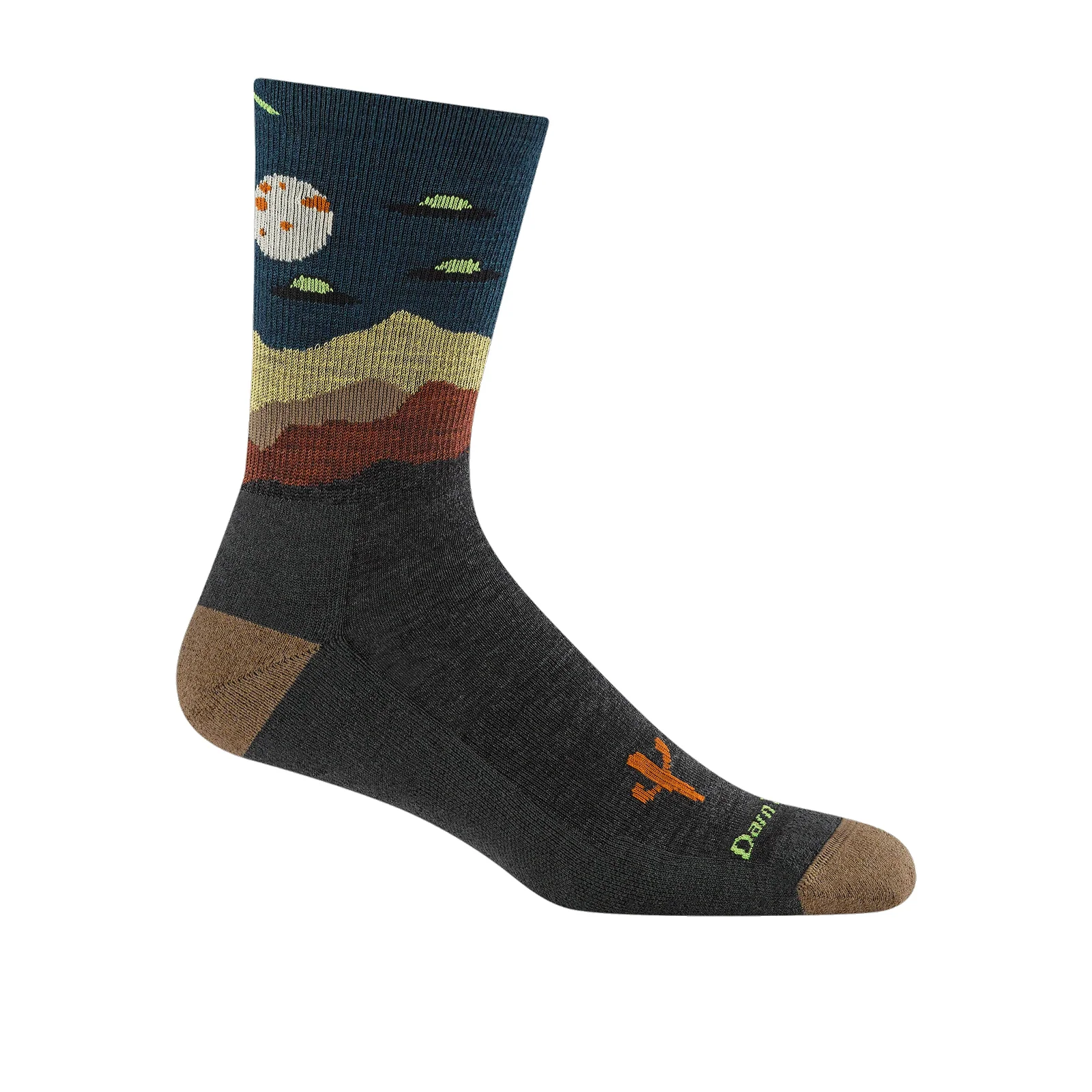 Darn Tough Spaced Out Lightweight Cushion Crew Sock (Men) - Charcoal