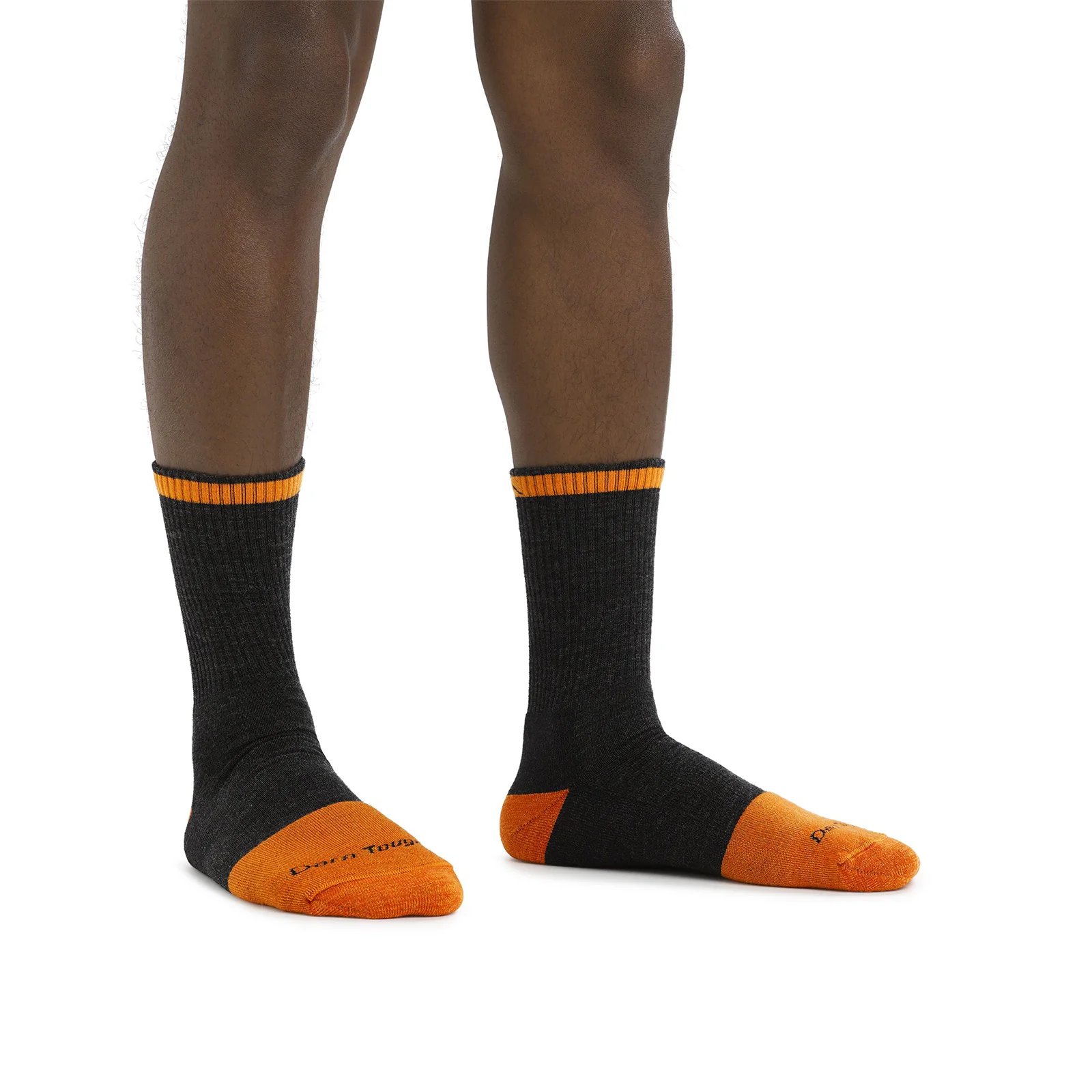 Darn Tough Steely Midweight Cushion Crew Sock (Men) - Graphite - Image 2