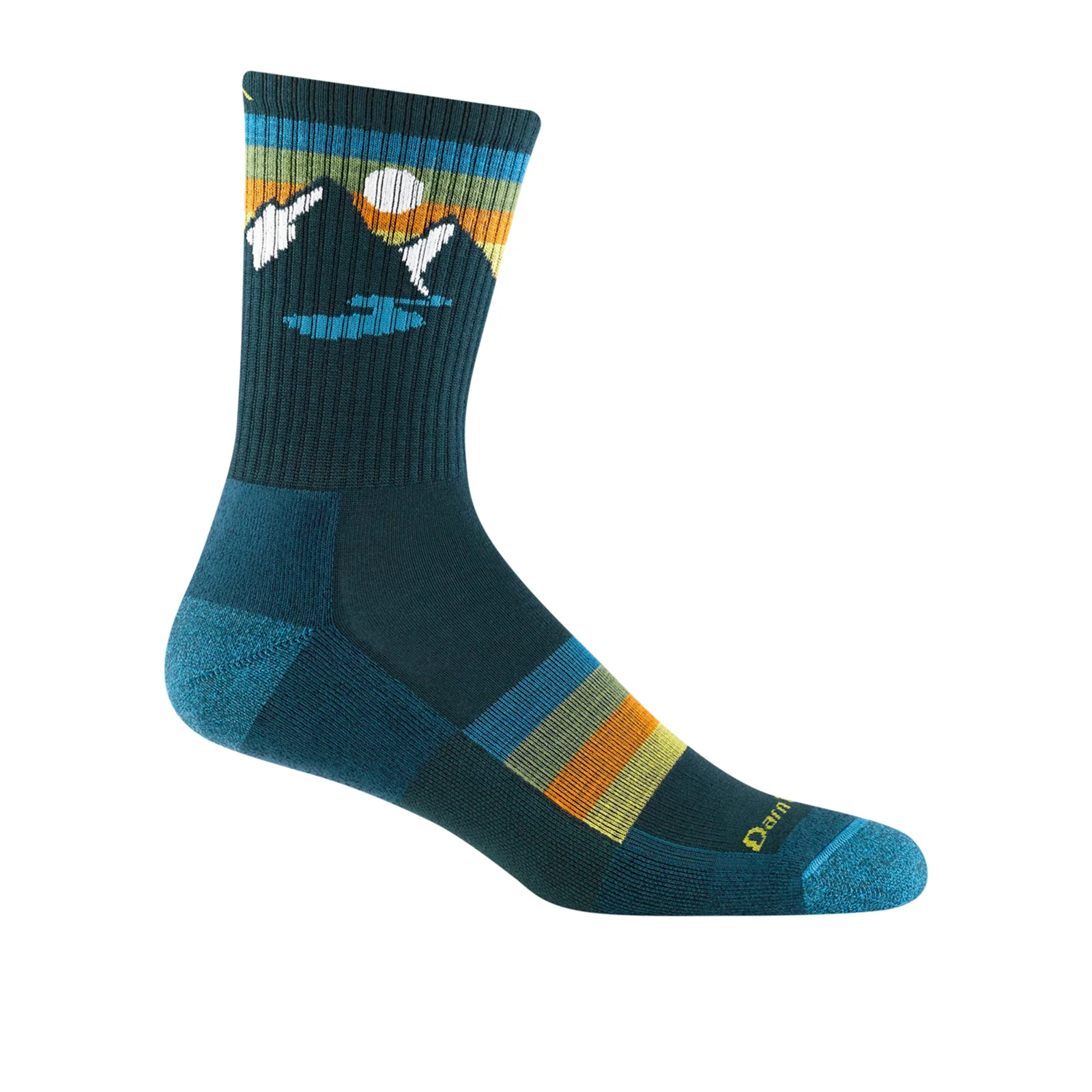 Darn Tough Sunset Ridge Lightweight Micro Crew Sock with Cushion (Men) - Bottle