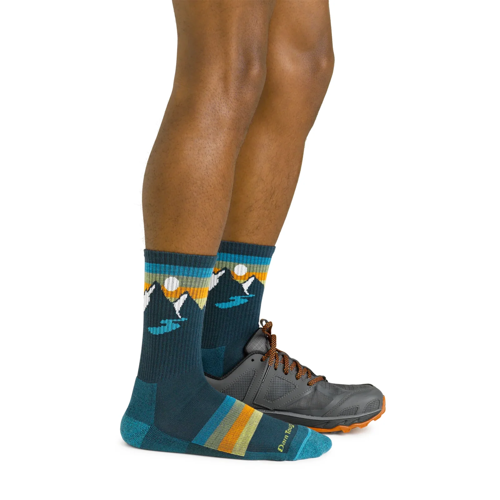 Darn Tough Sunset Ridge Lightweight Micro Crew Sock with Cushion (Men) - Bottle - Image 2