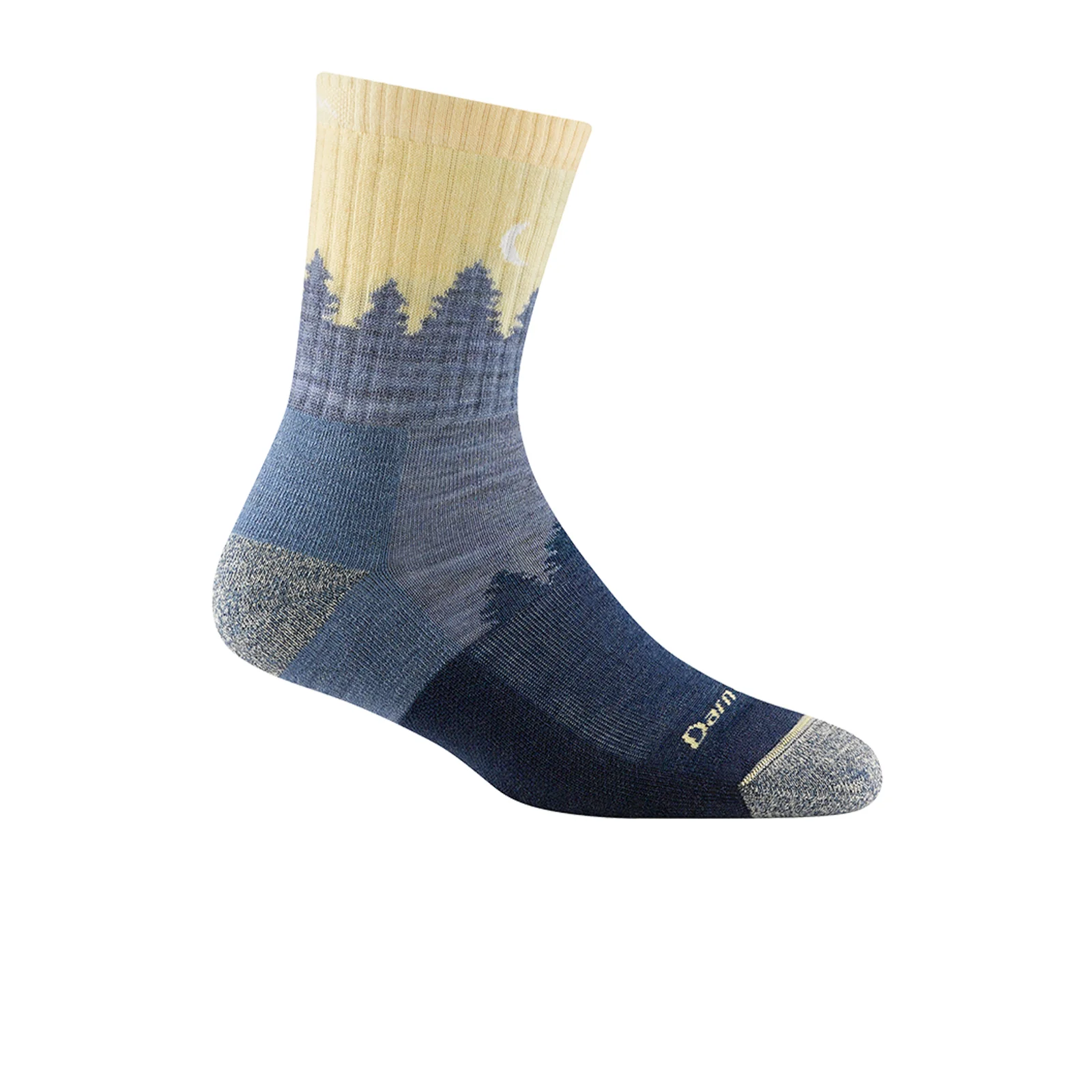 Darn Tough Treeline Midweight Micro Crew Sock with Cushion (Women) - Light Denim