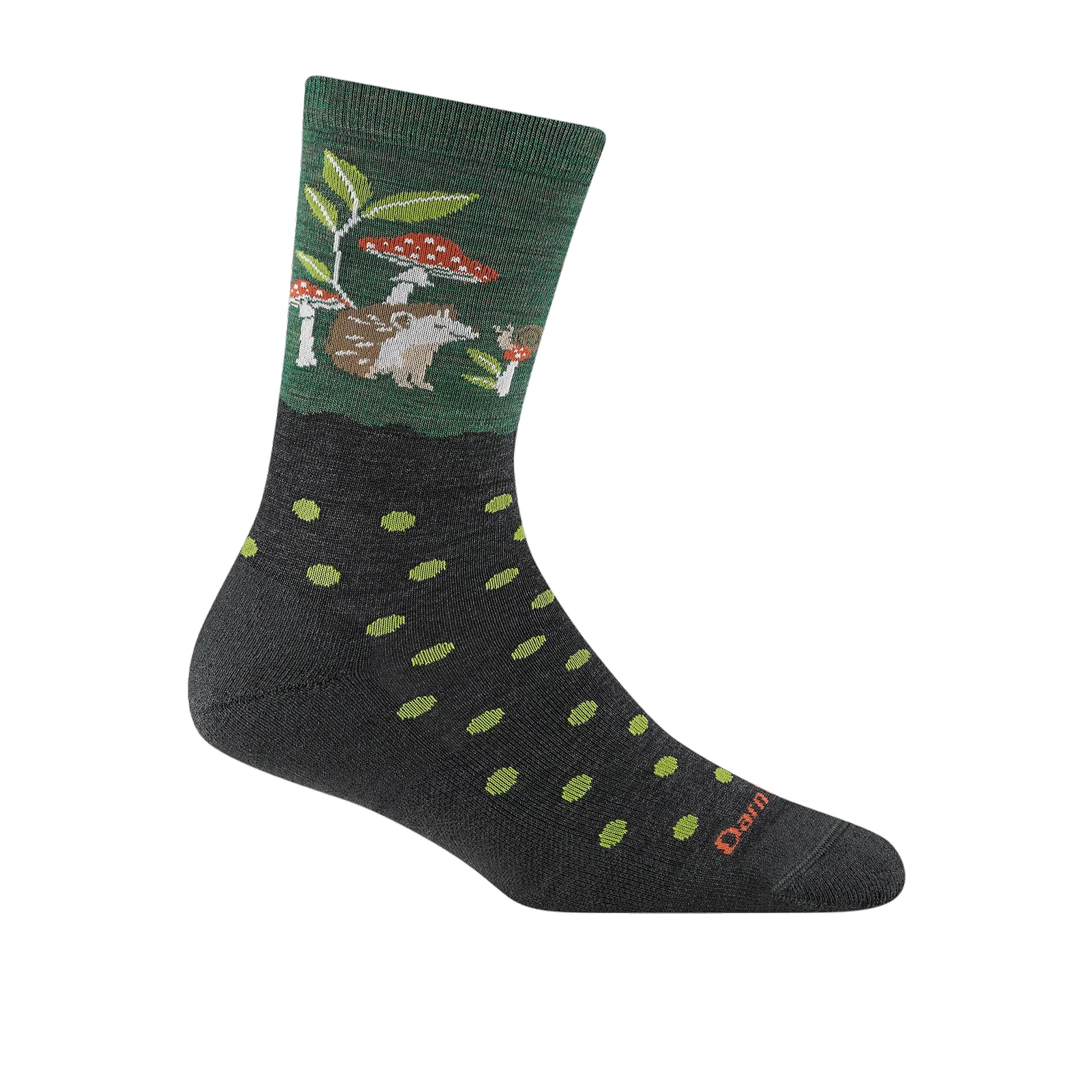 Darn Tough Wild Life Lightweight Cushion Crew Sock (Women) - Hedgehog Moss