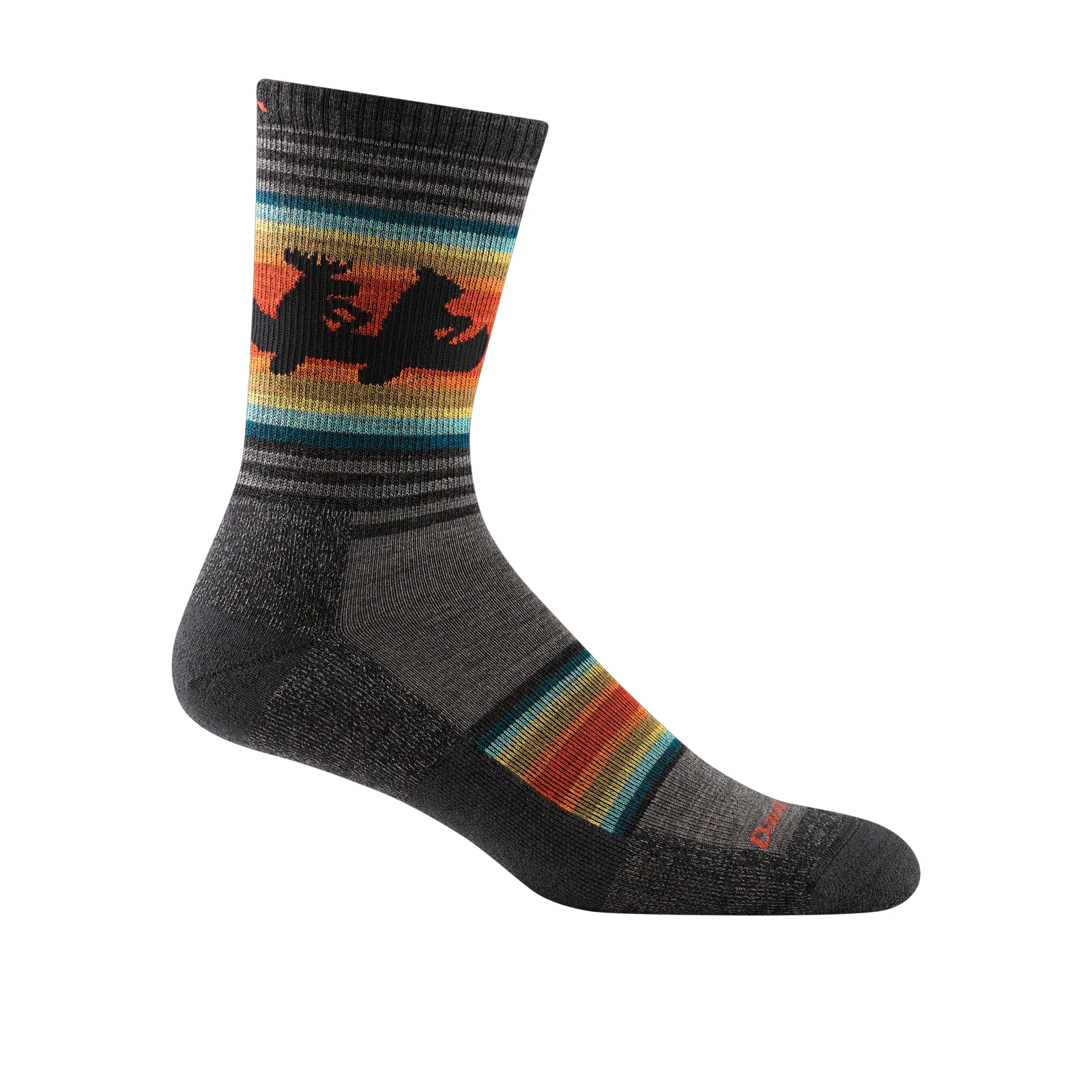 Darn Tough Willoughby Lightweight Cushion Micro Crew Sock (Men) - Taupe