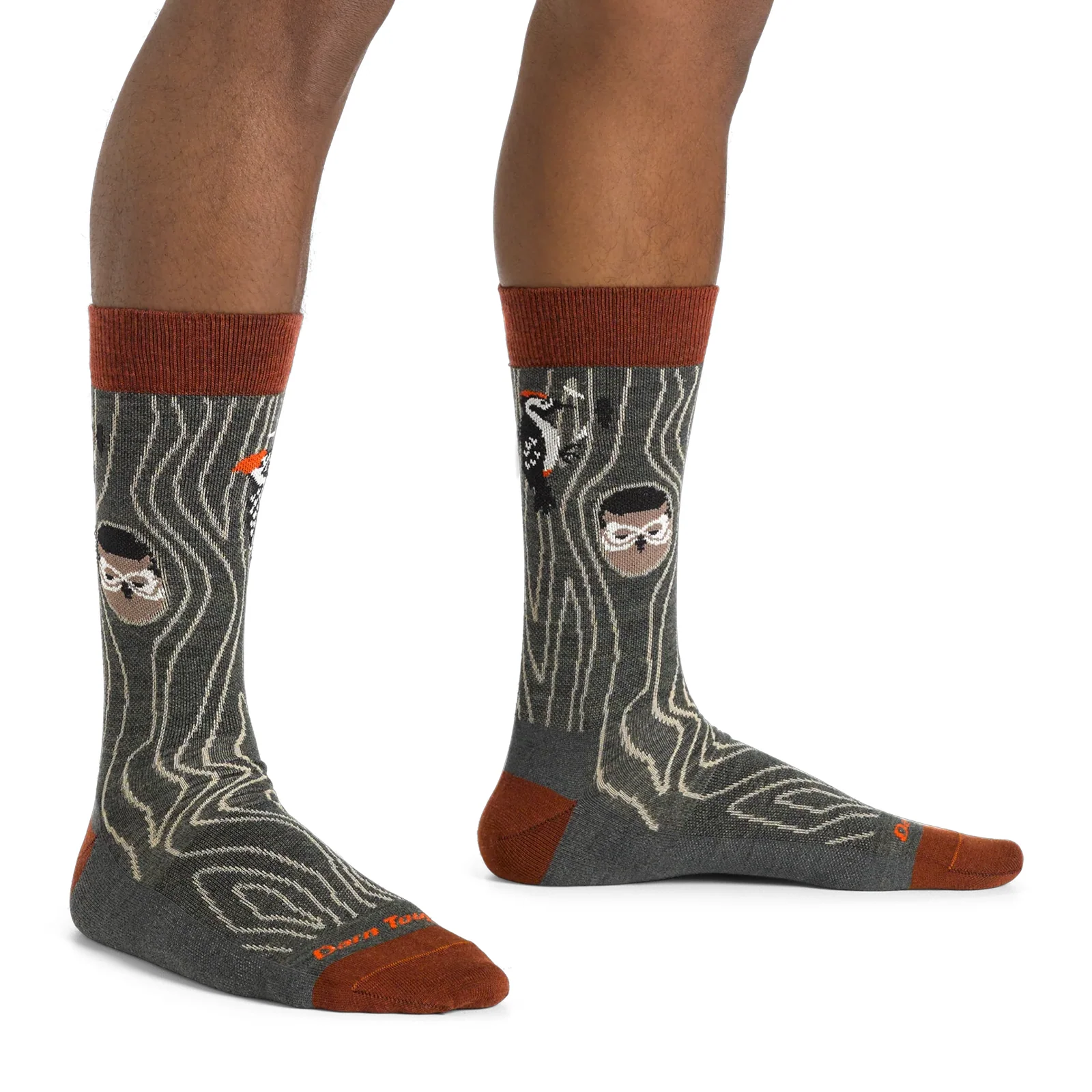 Darn Tough Woody Lightweight Crew Sock (Men) - Forest - Image 5