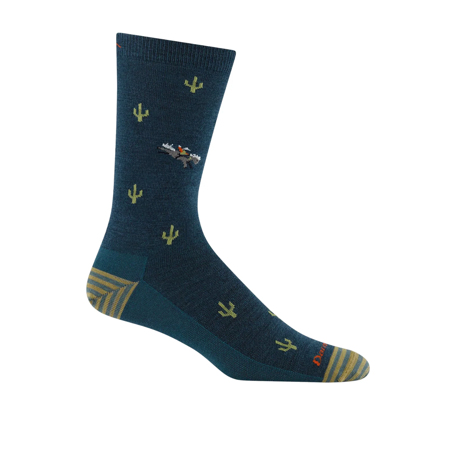 Darn Tough Wool'd Wool'd West Lightweight Crew Sock (Men) - Dark Teal