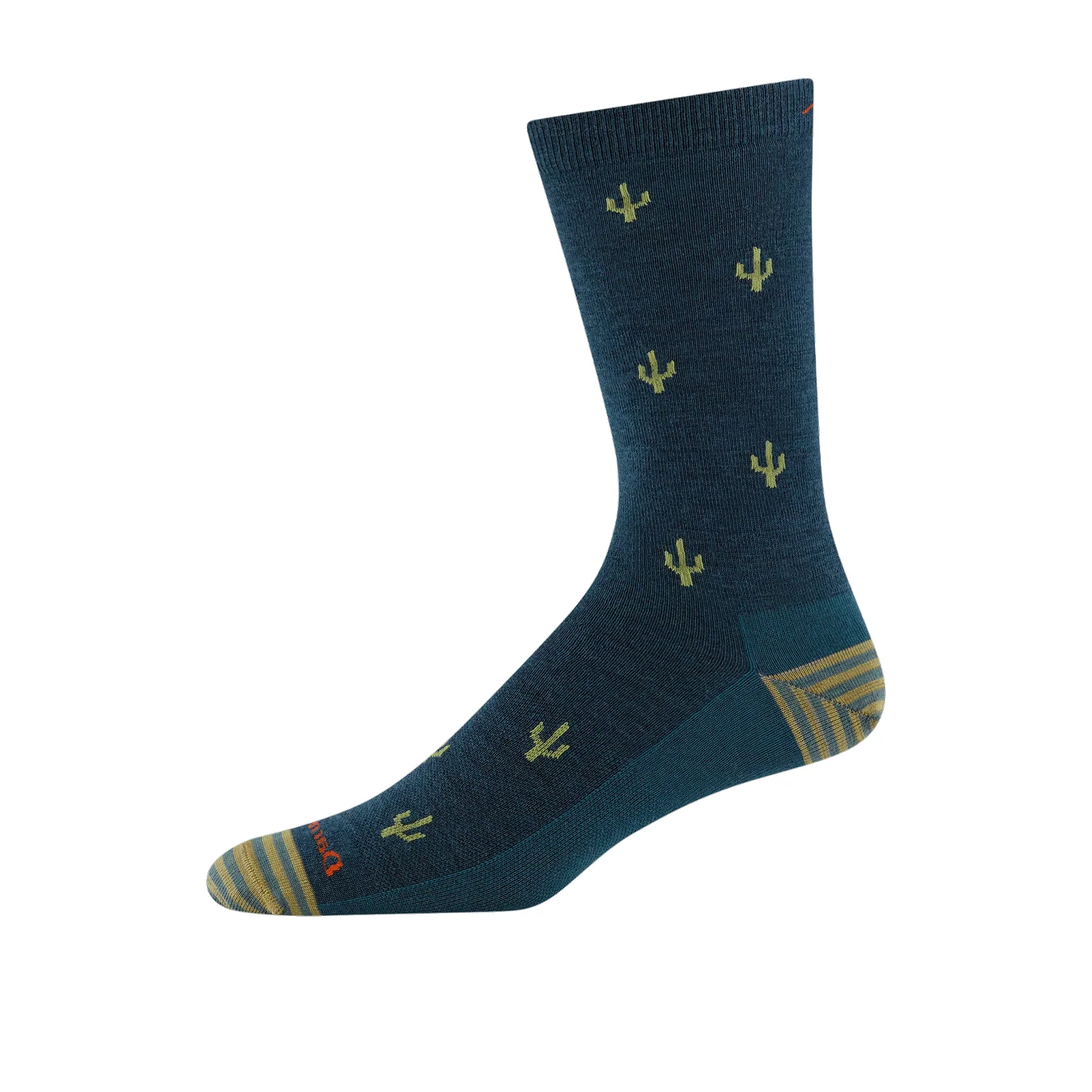 Darn Tough Wool'd Wool'd West Lightweight Crew Sock (Men) - Dark Teal - Image 2