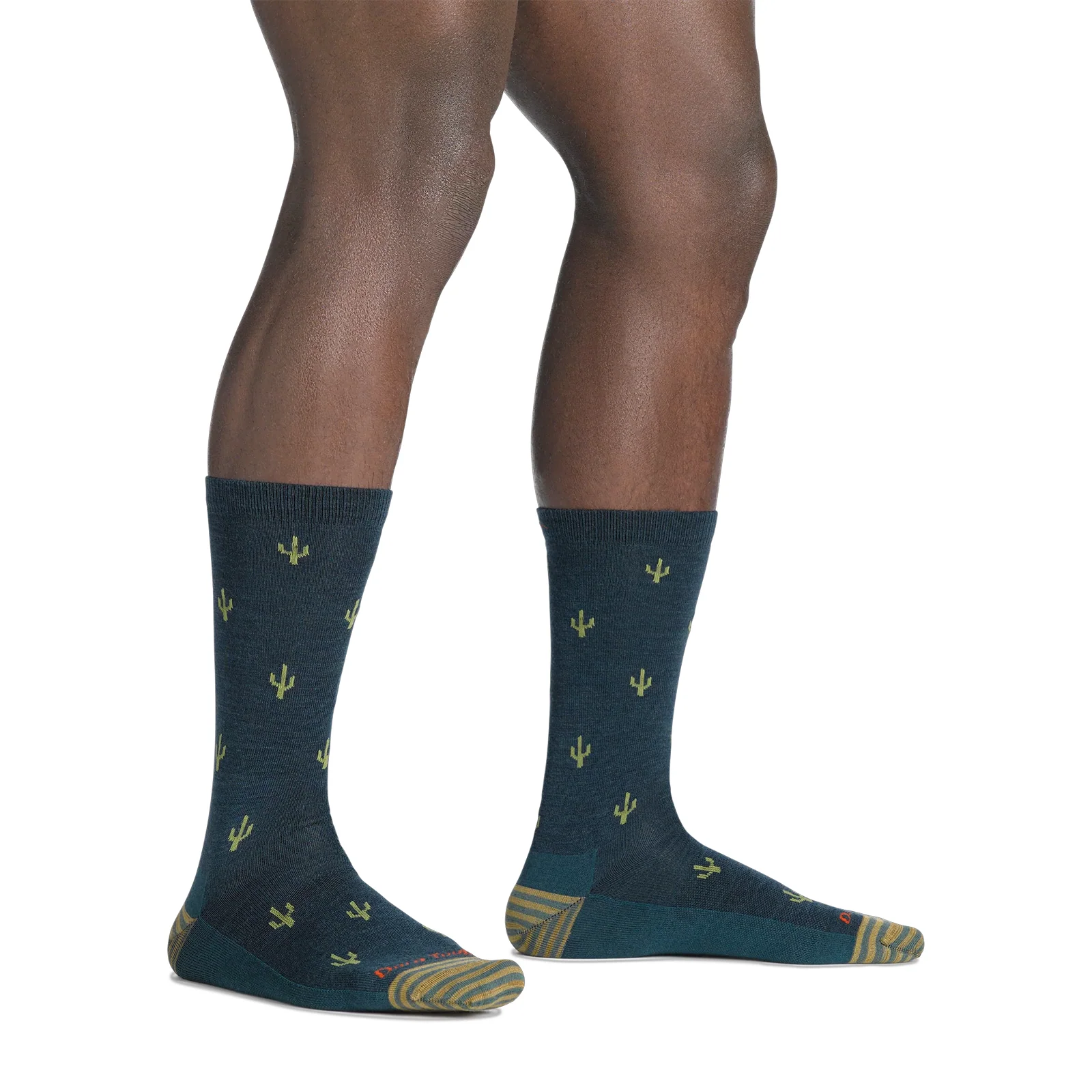 Darn Tough Wool'd Wool'd West Lightweight Crew Sock (Men) - Dark Teal - Image 3