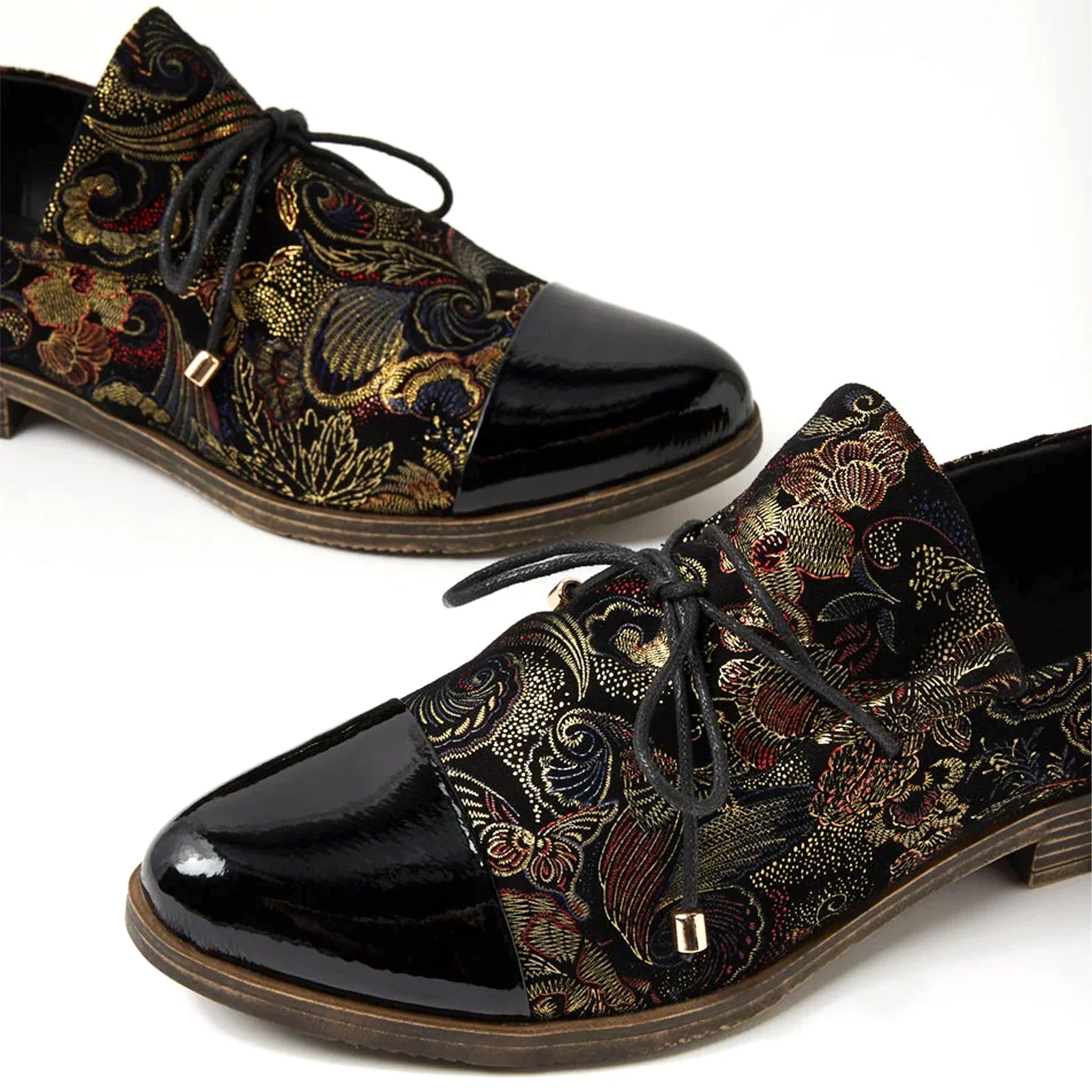 Django & Juliette Kotty Slip On (Women) - Black/Regal Print - Image 5