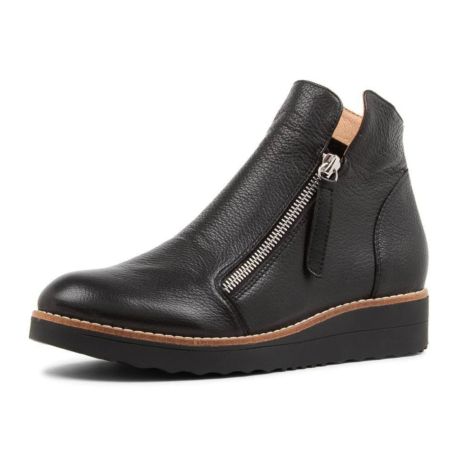 Django & Juliette Ohmy Ankle Boot (Women) - Black/Black - Image 3