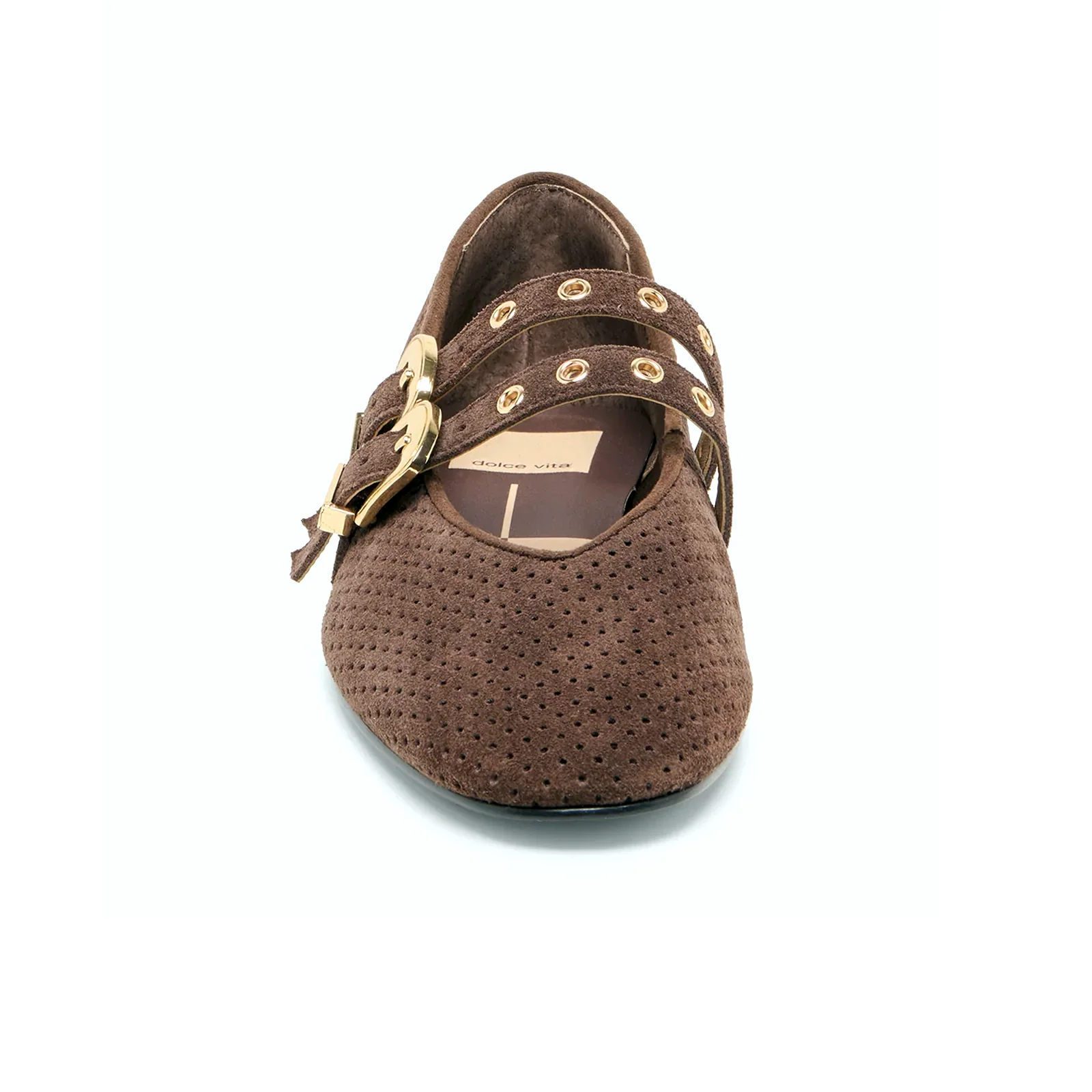 Dolce Vita Baylee Grommet Flat (Women) - Dark Brown - Image 6