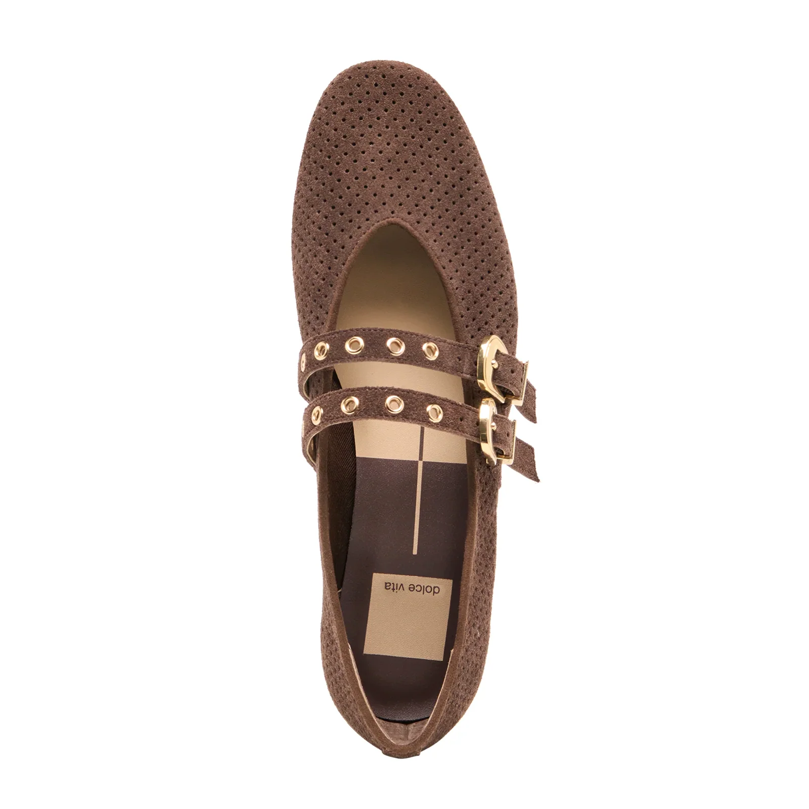 Dolce Vita Baylee Grommet Flat (Women) - Dark Brown - Image 8