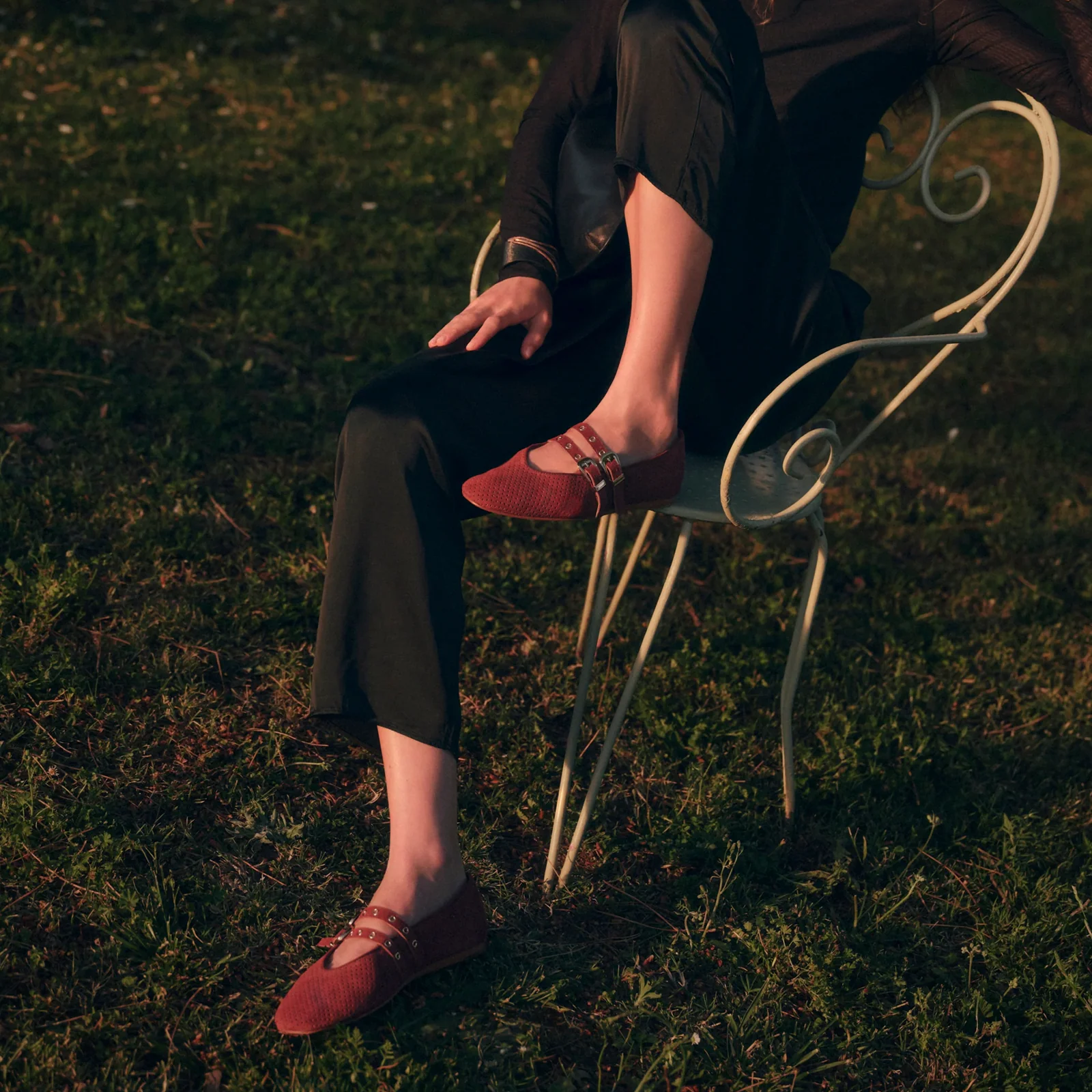 Dolce Vita Baylee Grommet Flat (Women) - Oxblood - Image 10
