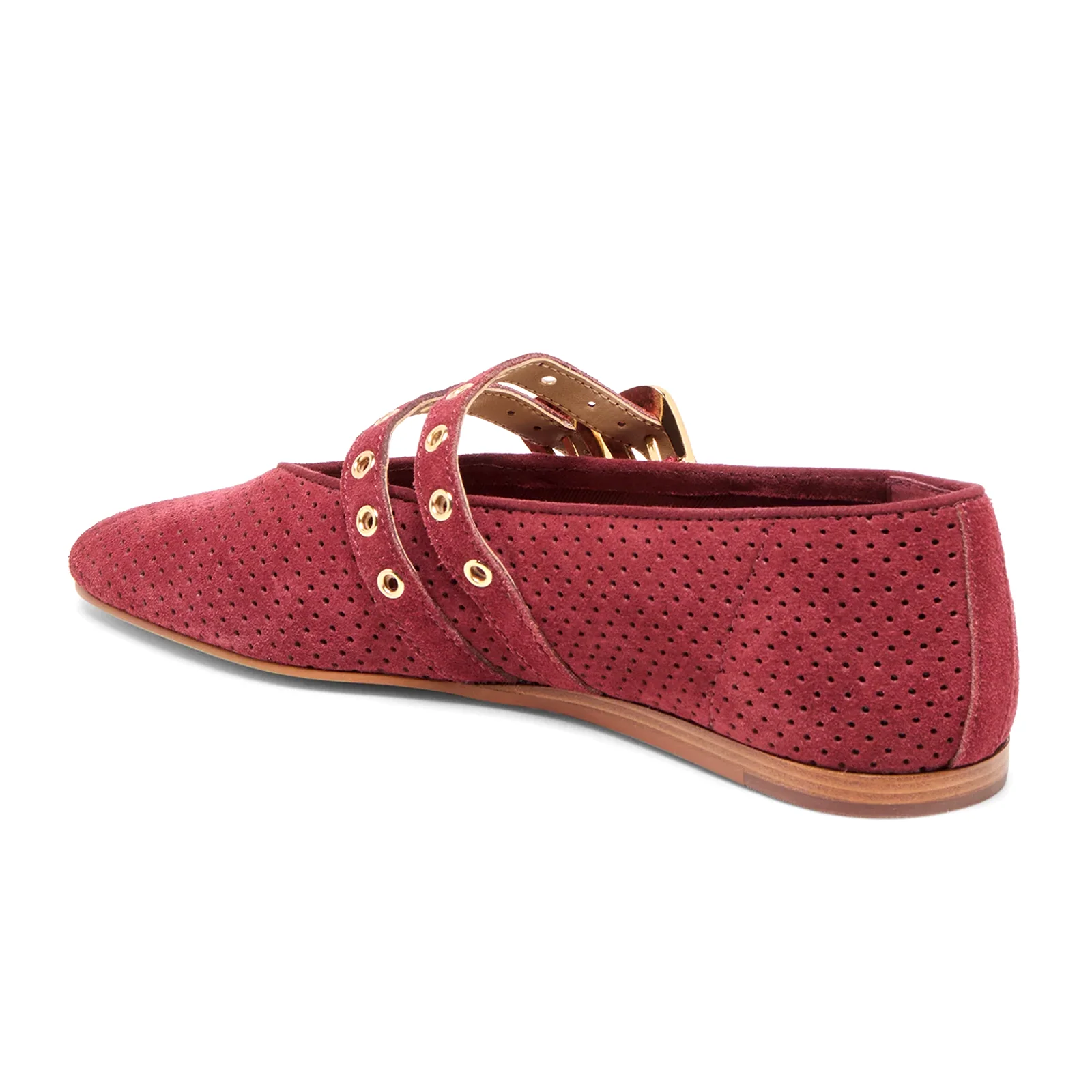 Dolce Vita Baylee Grommet Flat (Women) - Oxblood - Image 4