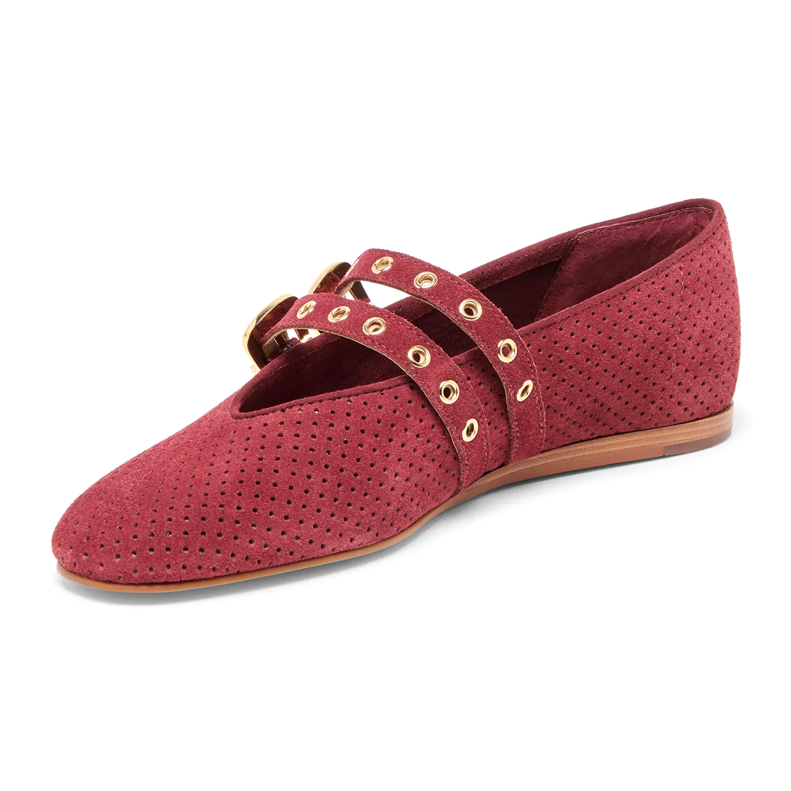 Dolce Vita Baylee Grommet Flat (Women) - Oxblood - Image 5
