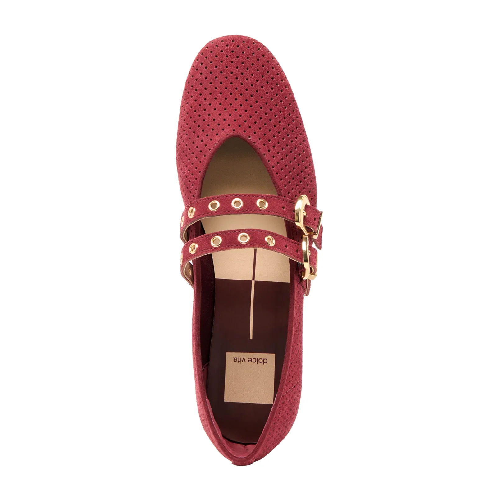 Dolce Vita Baylee Grommet Flat (Women) - Oxblood - Image 8