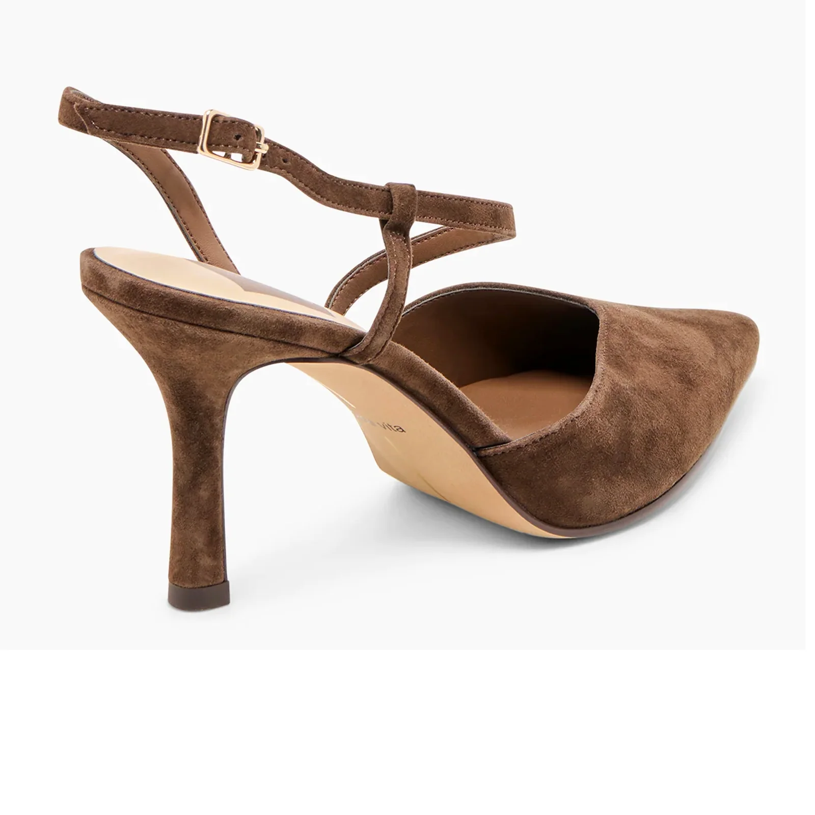 Dolce Vita Kamra Strappy Heel (Women) - Dark Brown Suede - Image 4