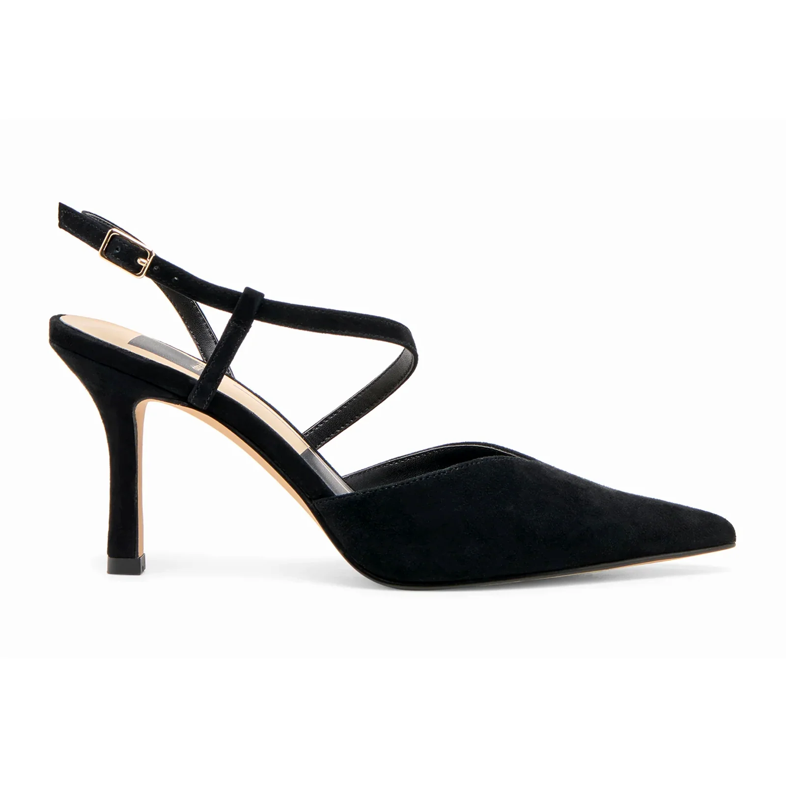 Dolce Vita Kamra Strappy Heel (Women) - Onyx Suede