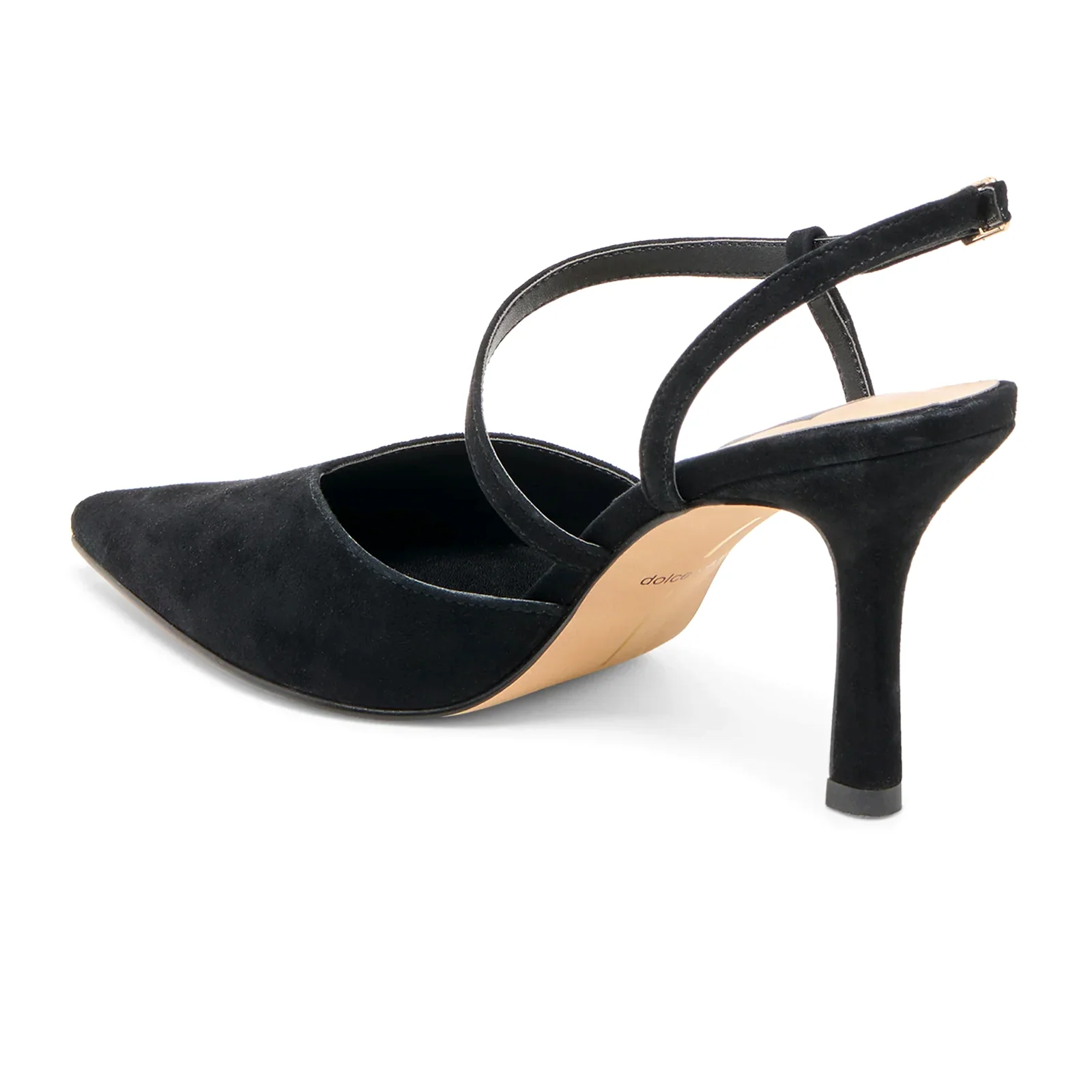 Dolce Vita Kamra Strappy Heel (Women) - Onyx Suede - Image 5