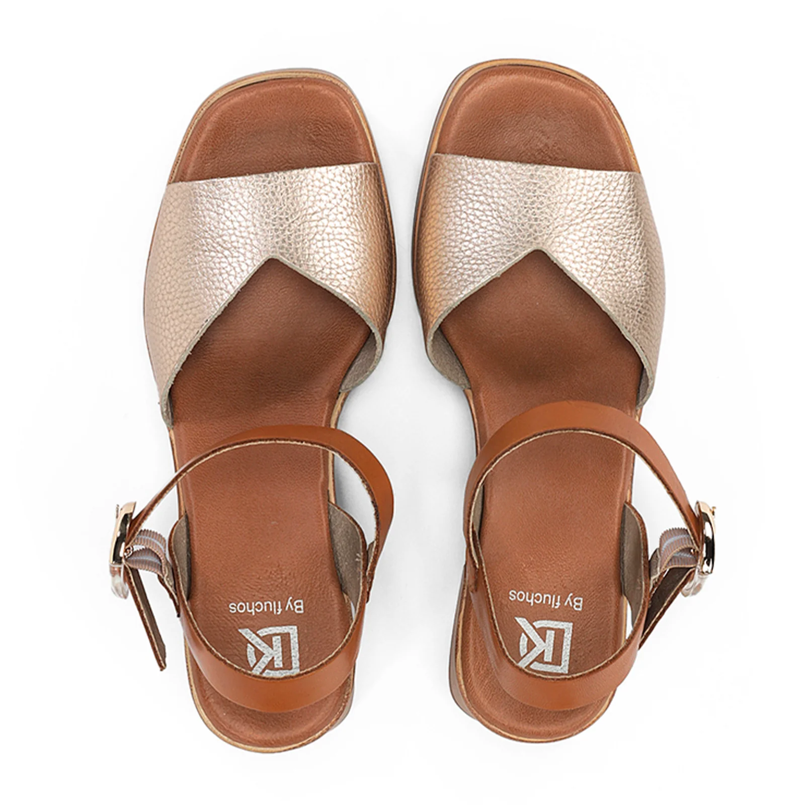 Dorking Diamond D9287 Heeled Sandal (Women) - Alumin/Tibet Platino/Cuero - Image 5