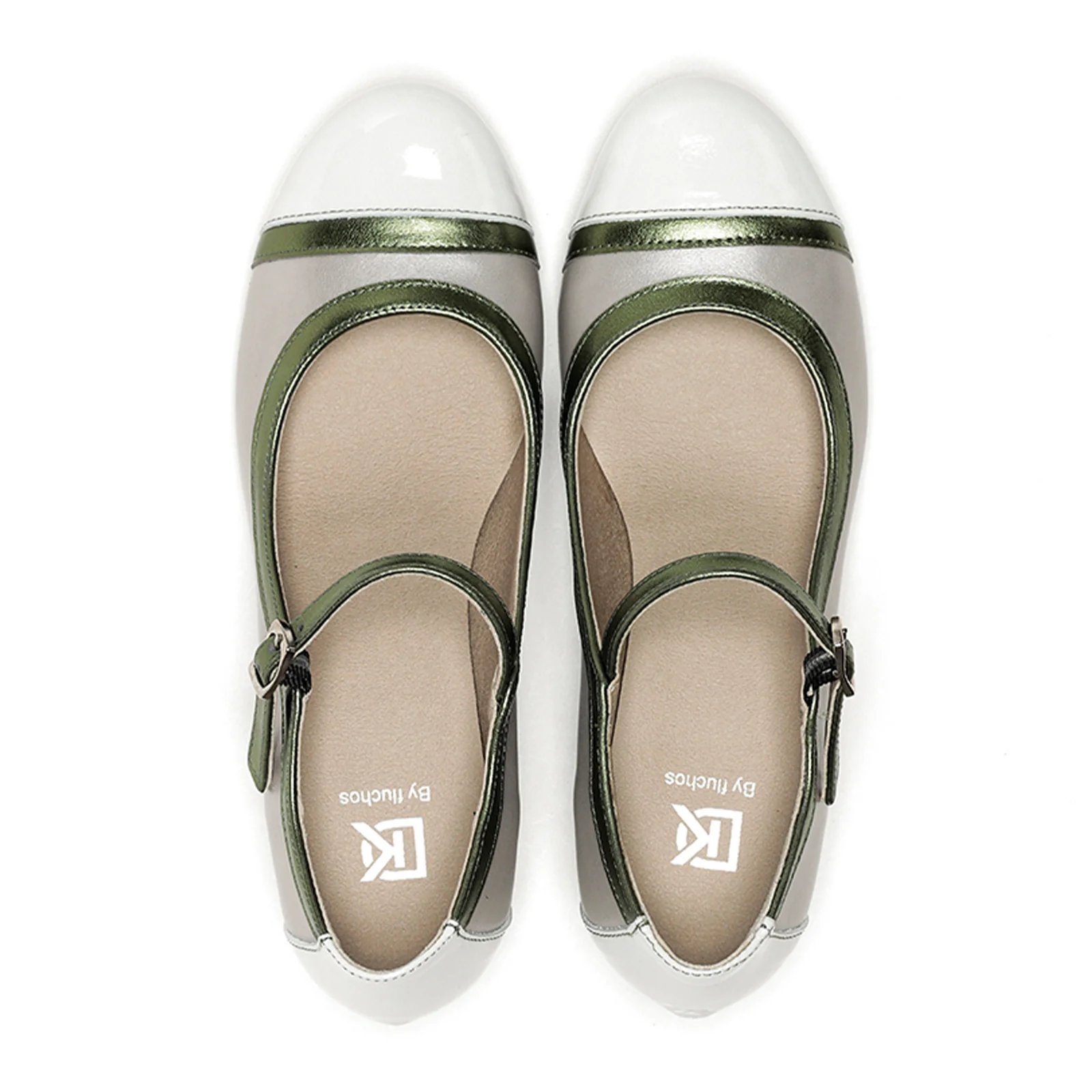 Dorking Frida Heeled Mary Jane (Women) - Argento - Image 3
