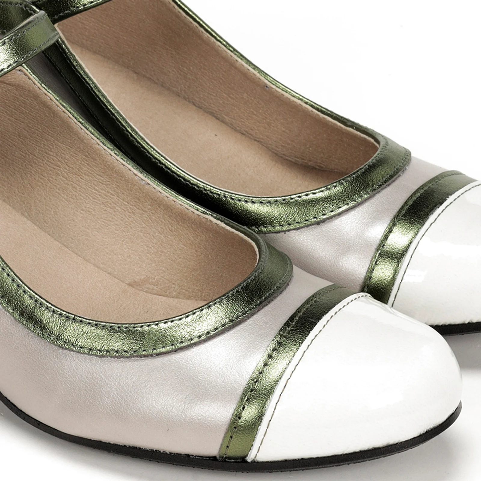 Dorking Frida Heeled Mary Jane (Women) - Argento - Image 4