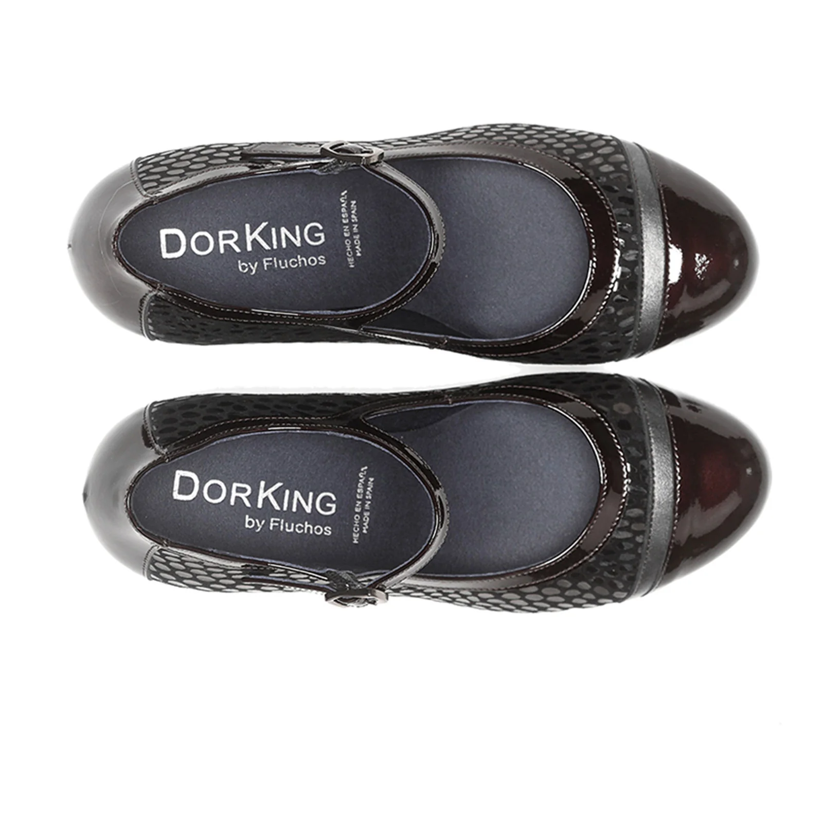 Dorking Rodin D8669 Heeled Mary Jane (Women) - Black/Bronze - Image 2