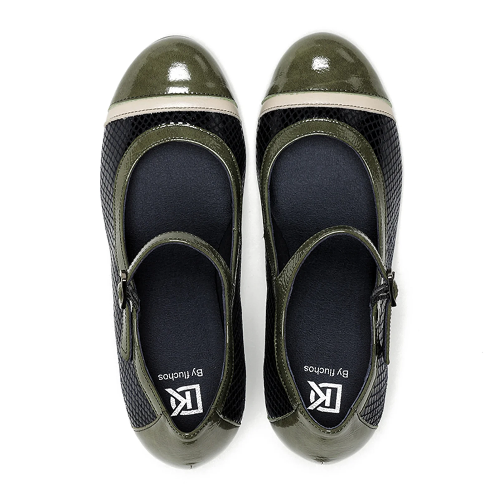 Dorking Rodin D8669 Heeled Mary Jane (Women) - Campbel/Suga Navy/Herb - Image 3