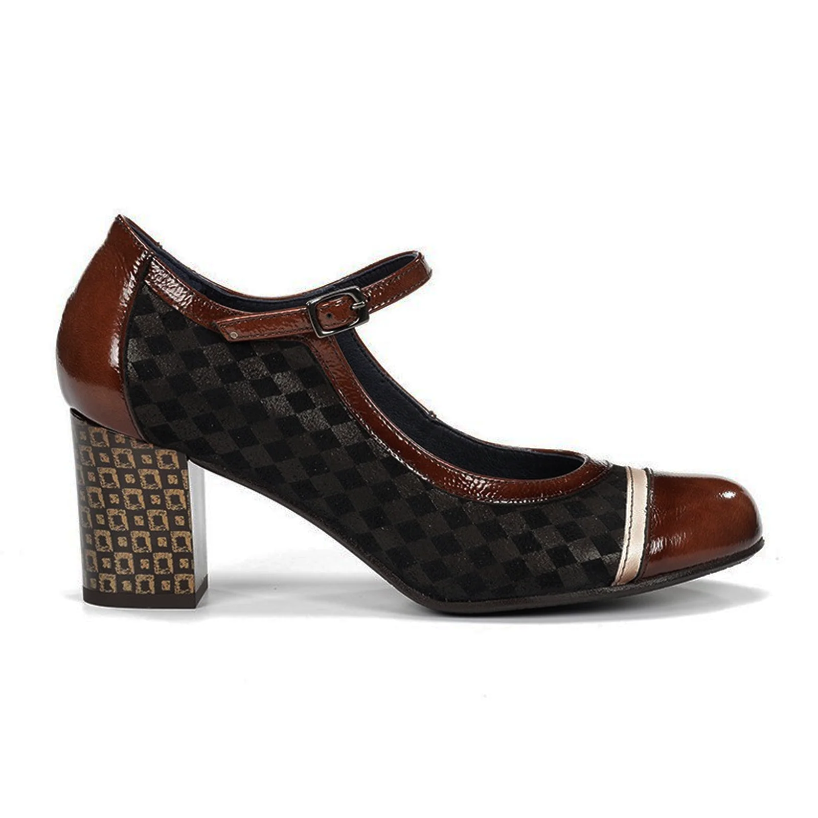 Dorking Rodin D8669 Heeled Mary Jane (Women) - Carcas/Napla/Suga Cafe