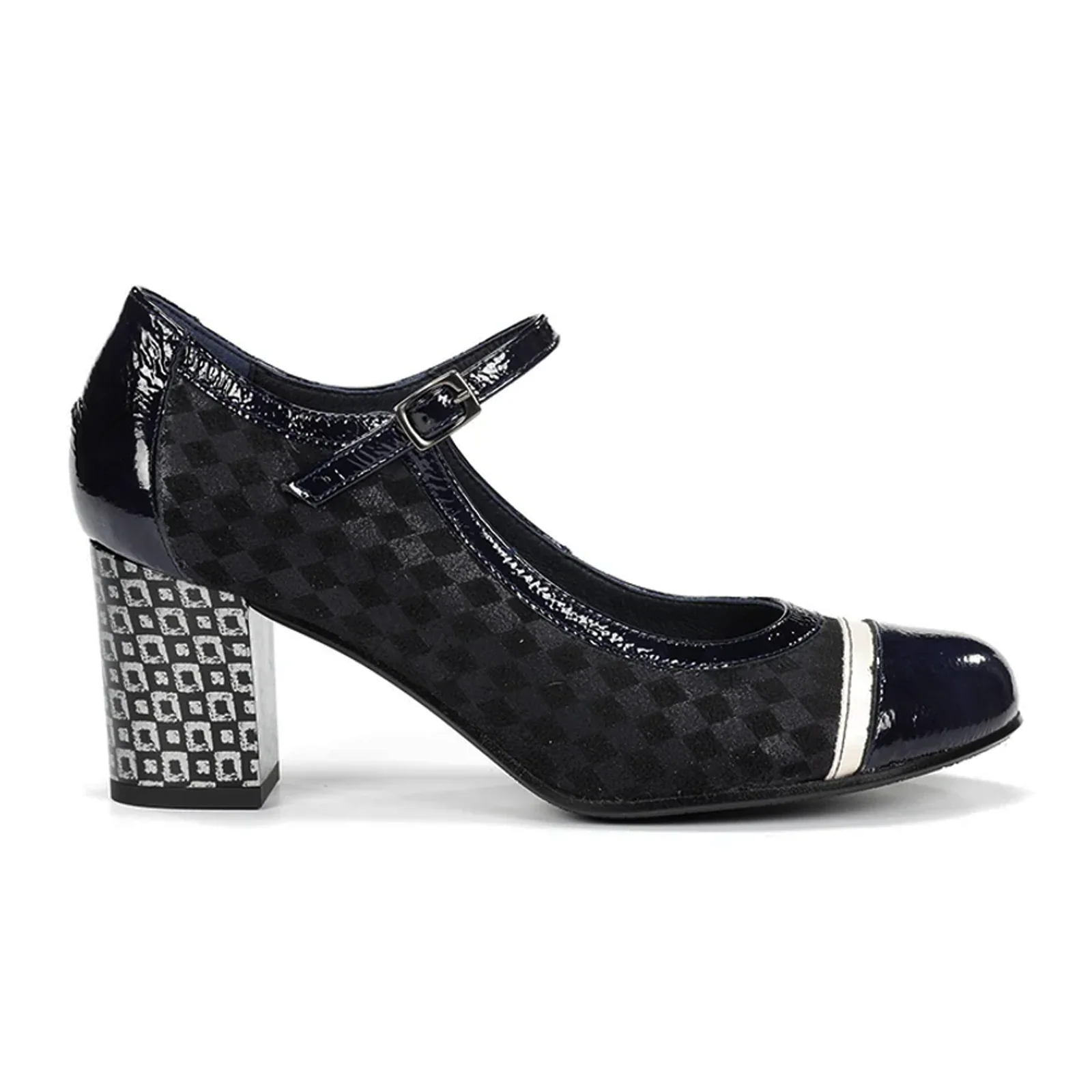 Dorking Rodin D8669 Heeled Mary Jane (Women) - Carcas/Napla/Suga Marino