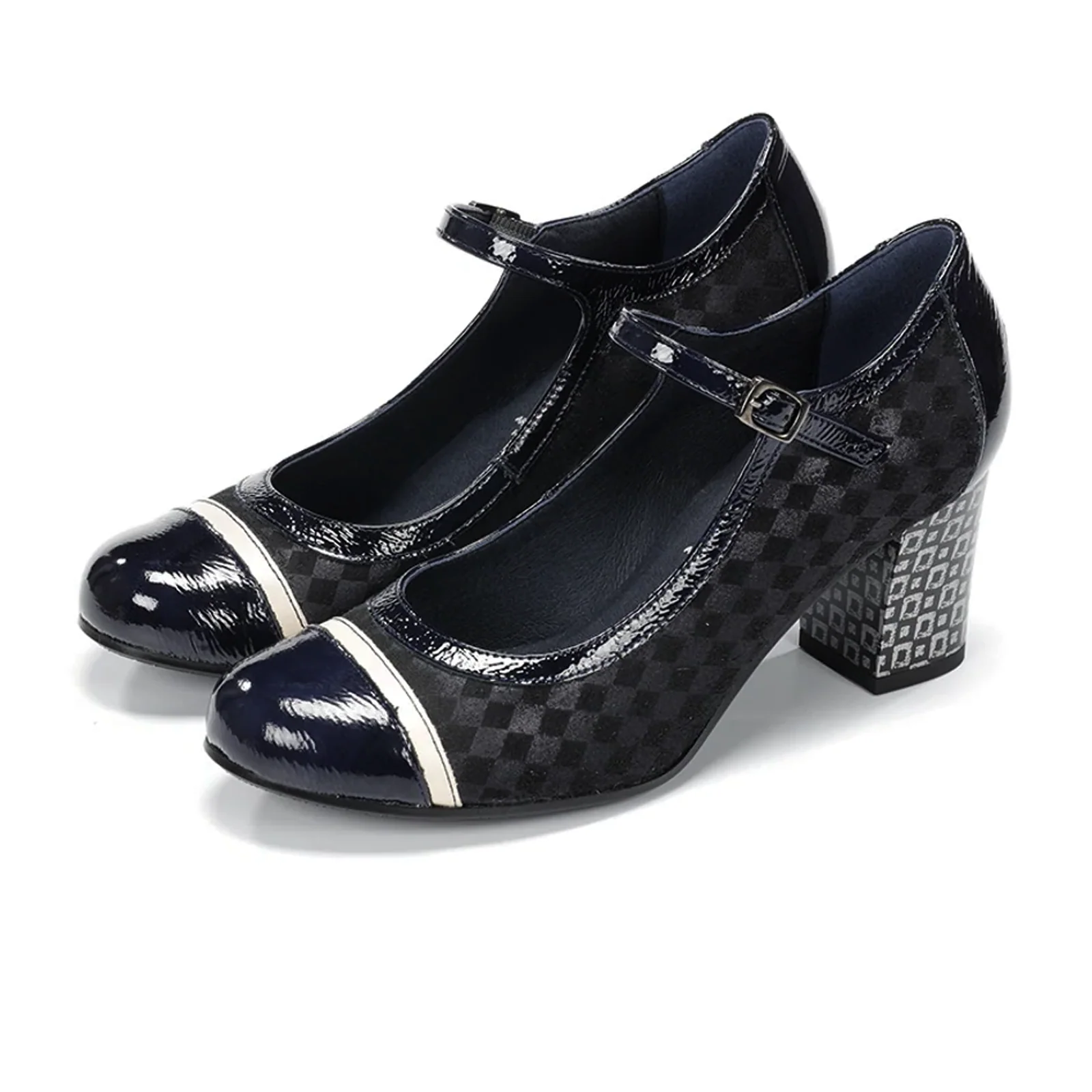 Dorking Rodin D8669 Heeled Mary Jane (Women) - Carcas/Napla/Suga Marino - Image 2