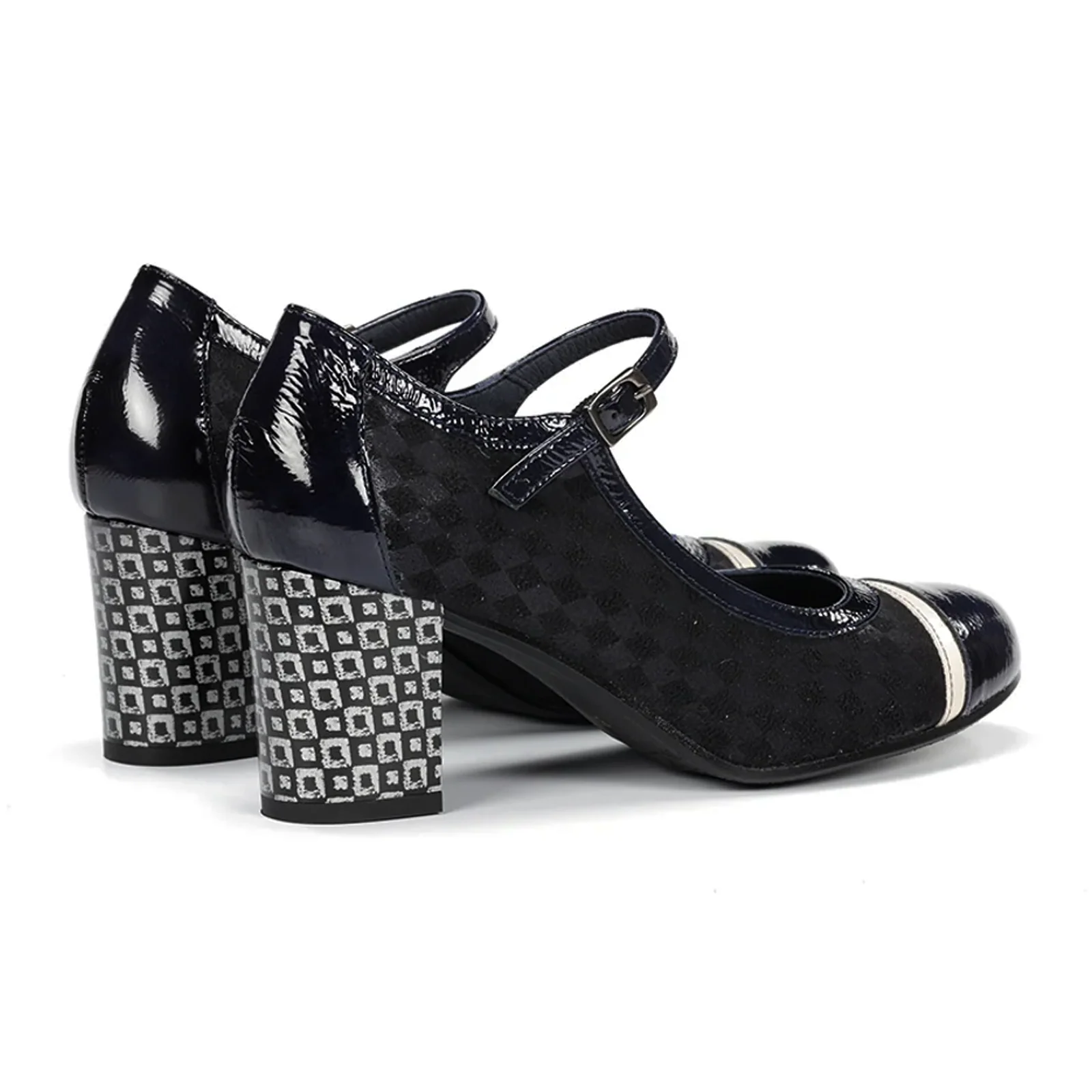 Dorking Rodin D8669 Heeled Mary Jane (Women) - Carcas/Napla/Suga Marino - Image 3