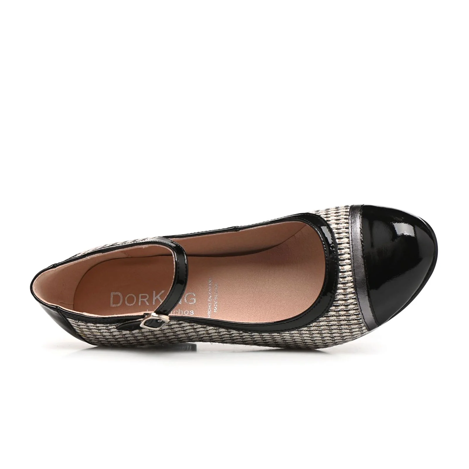 Dorking Rodin D8741 Heeled Mary Jane (Women) - Black/Anthracite - Image 3