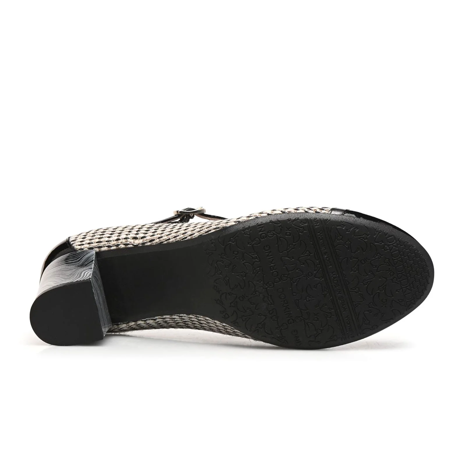 Dorking Rodin D8741 Heeled Mary Jane (Women) - Black/Anthracite - Image 4