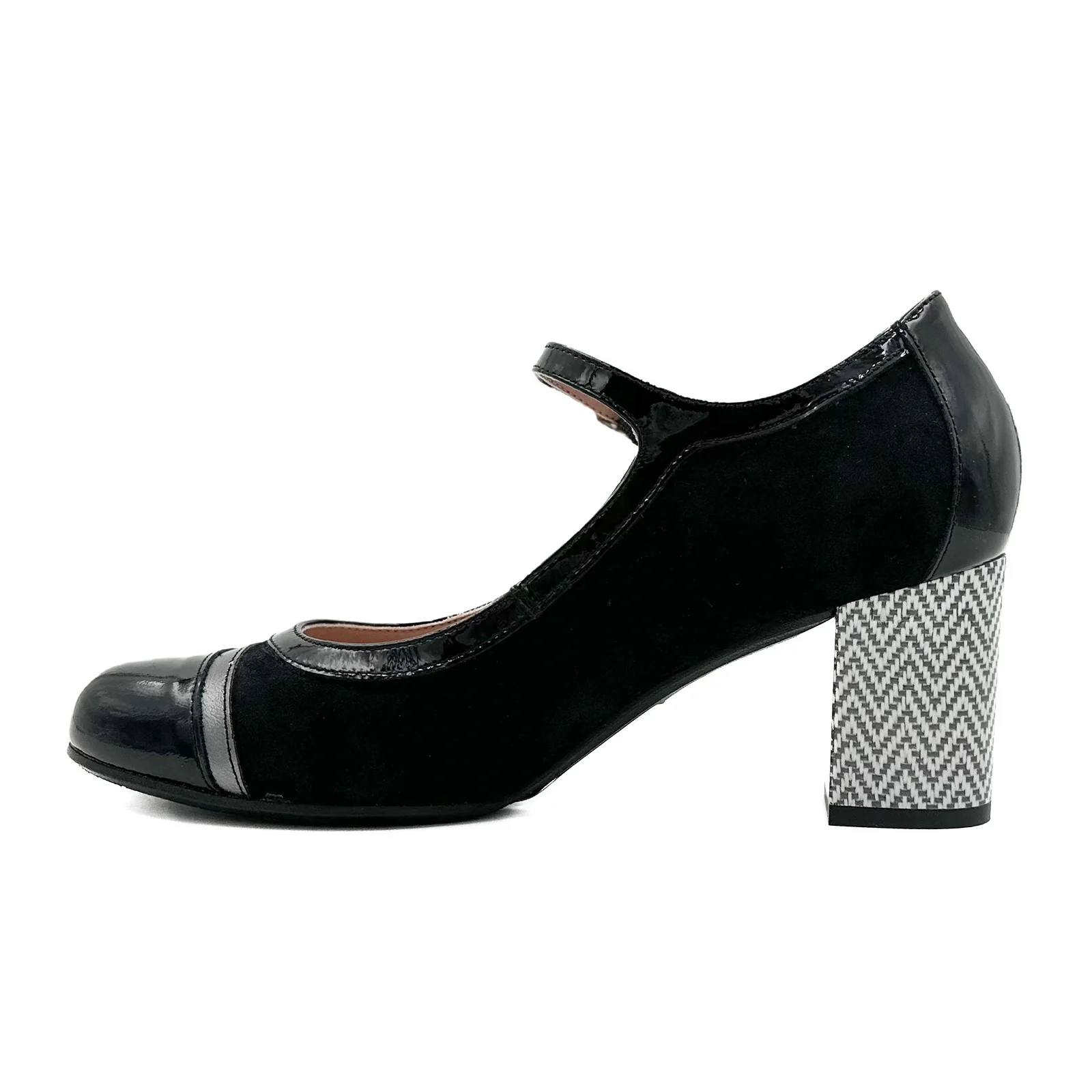 Dorking Rodin D9092 Heeled Mary Jane (Women)-  Black Anthracite - Image 2