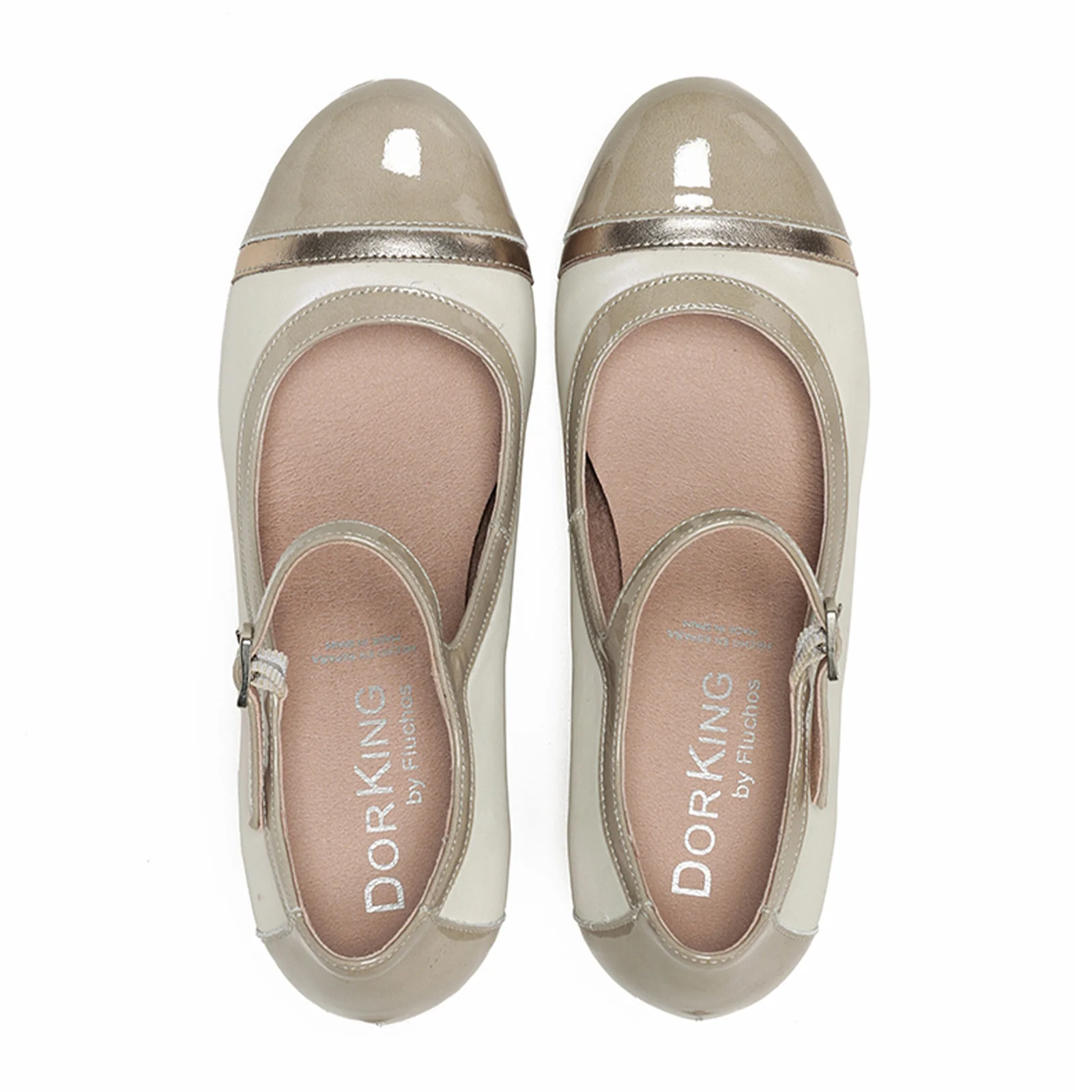 Dorking Rodin D9092 Heeled Mary Jane (Women) - Lamin Crema - Image 2