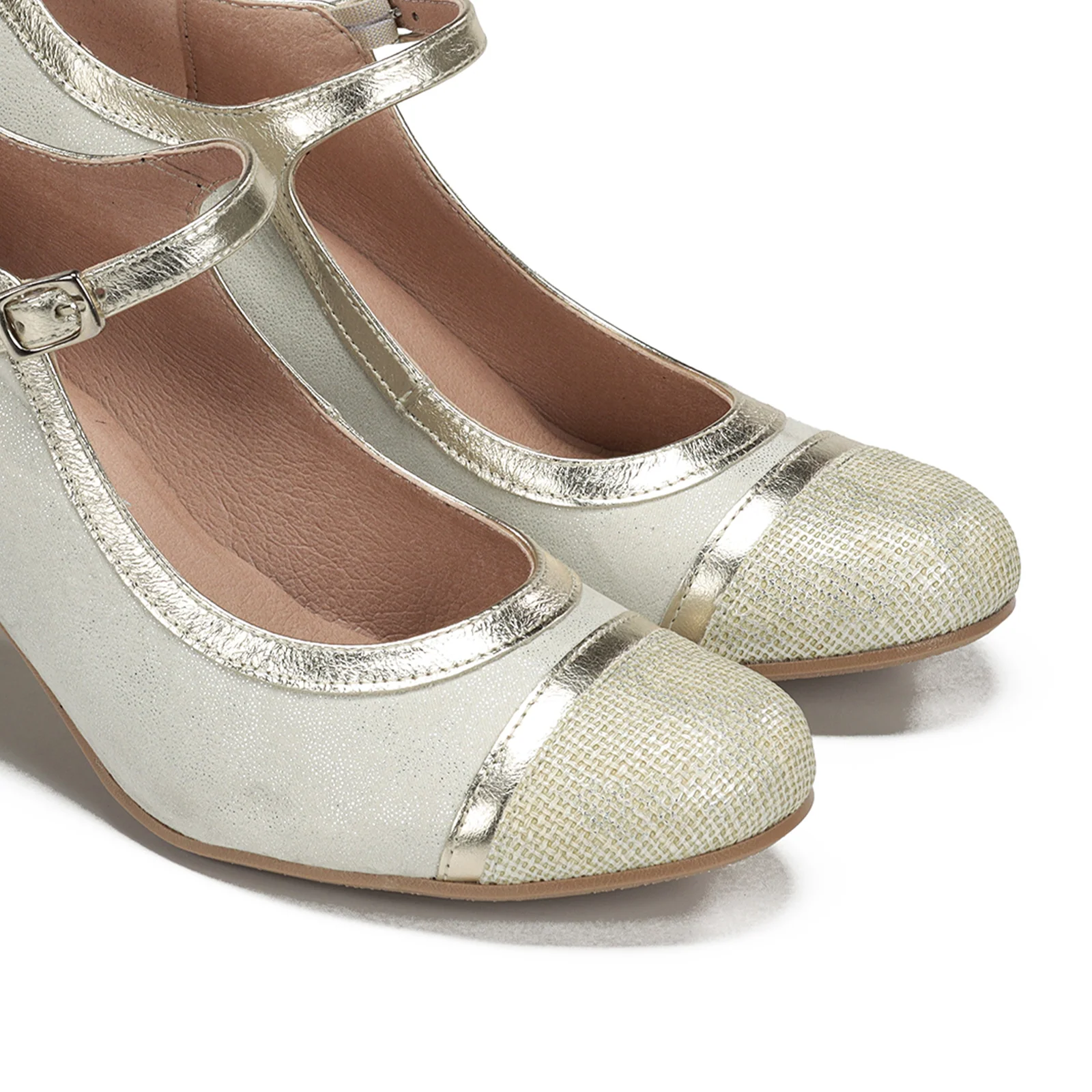 Dorking Rodin D9092 Heeled Mary Jane (Women) - Lamin Glacial - Image 5