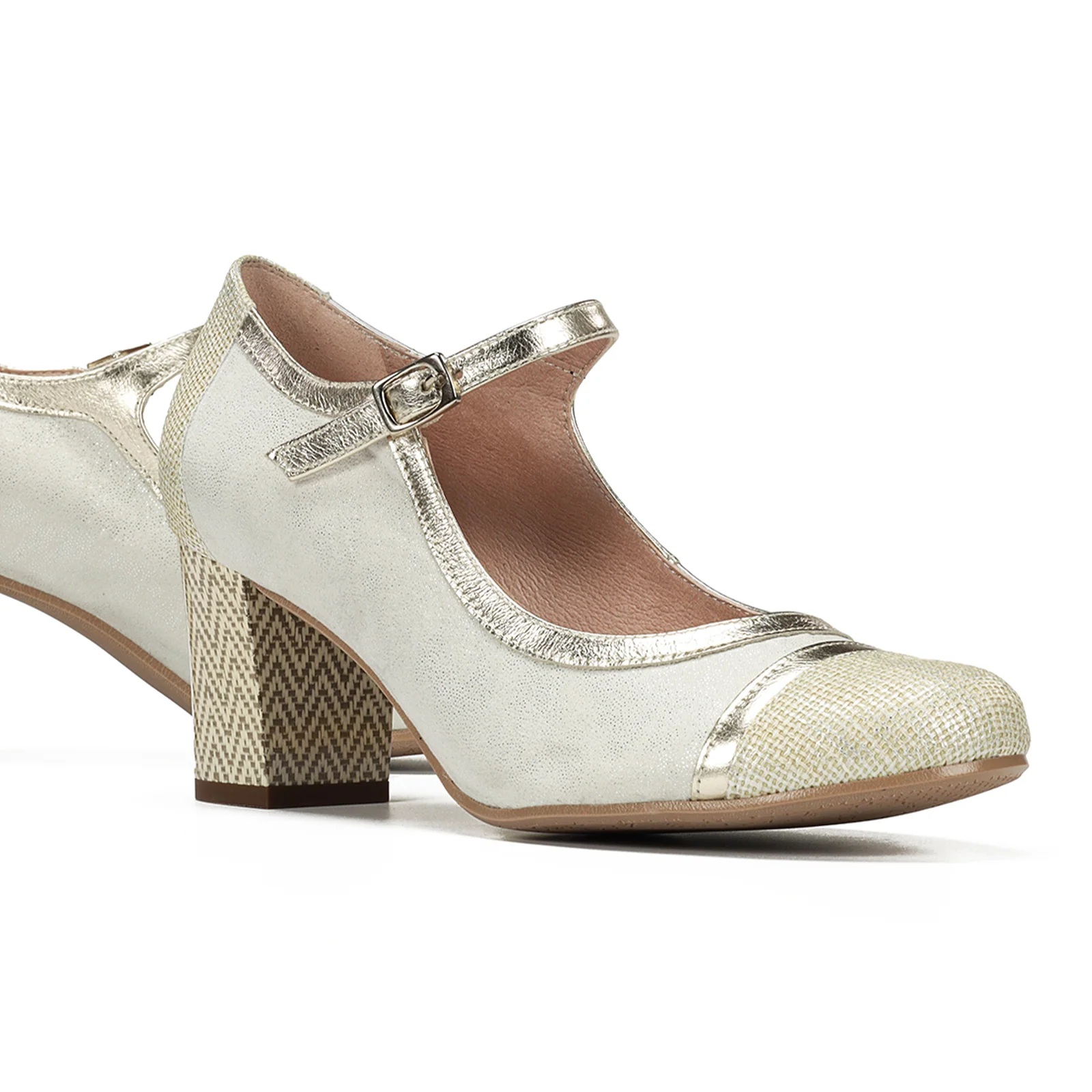 Dorking Rodin D9092 Heeled Mary Jane (Women) - Lamin Glacial - Image 6