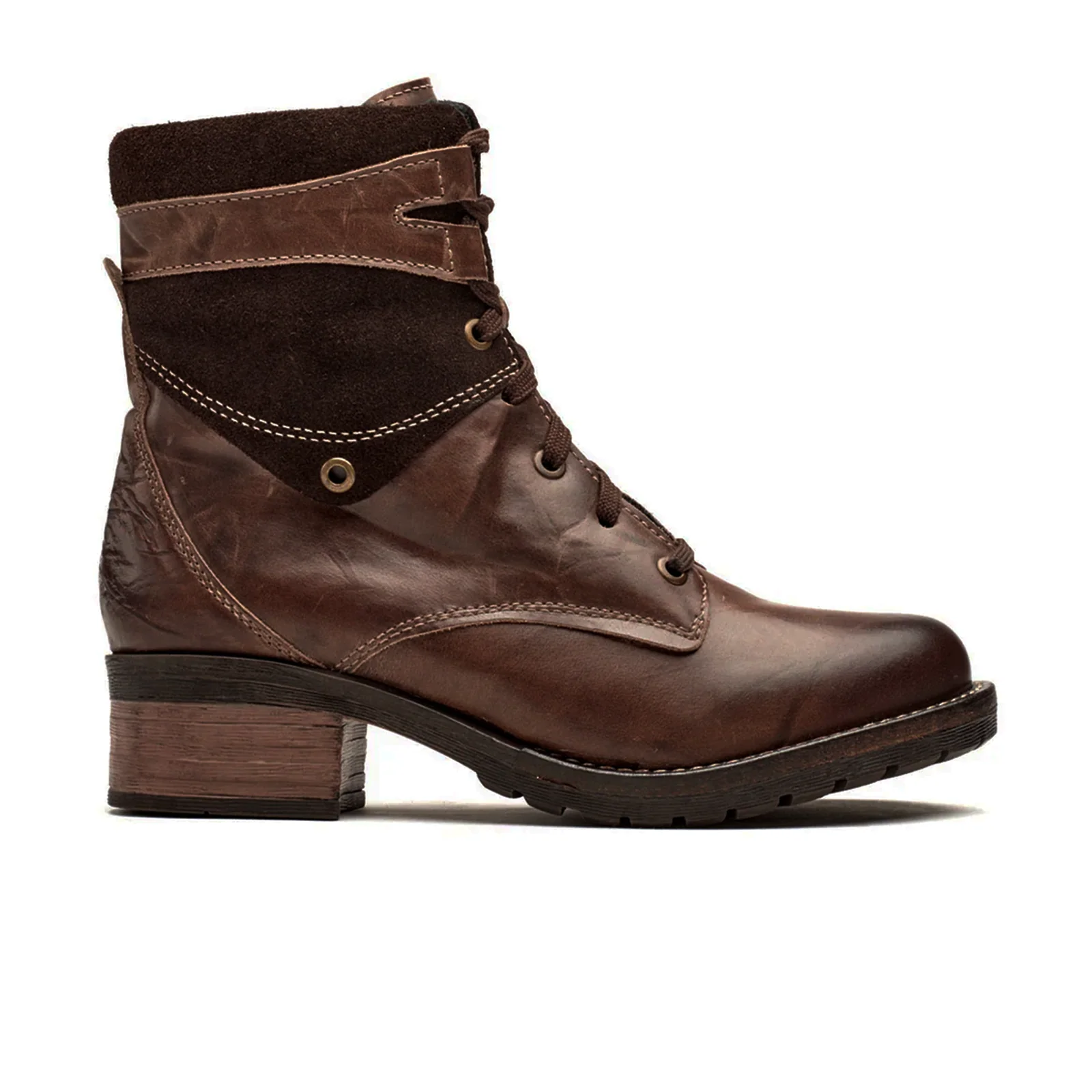 Dromedaris Kara Suede Mid Boot (Women) - Chocolate