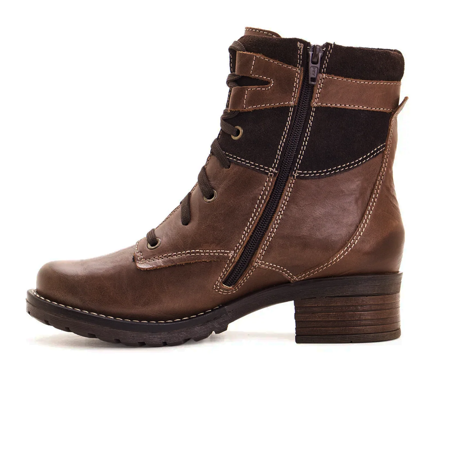Dromedaris Kara Suede Mid Boot (Women) - Chocolate - Image 2