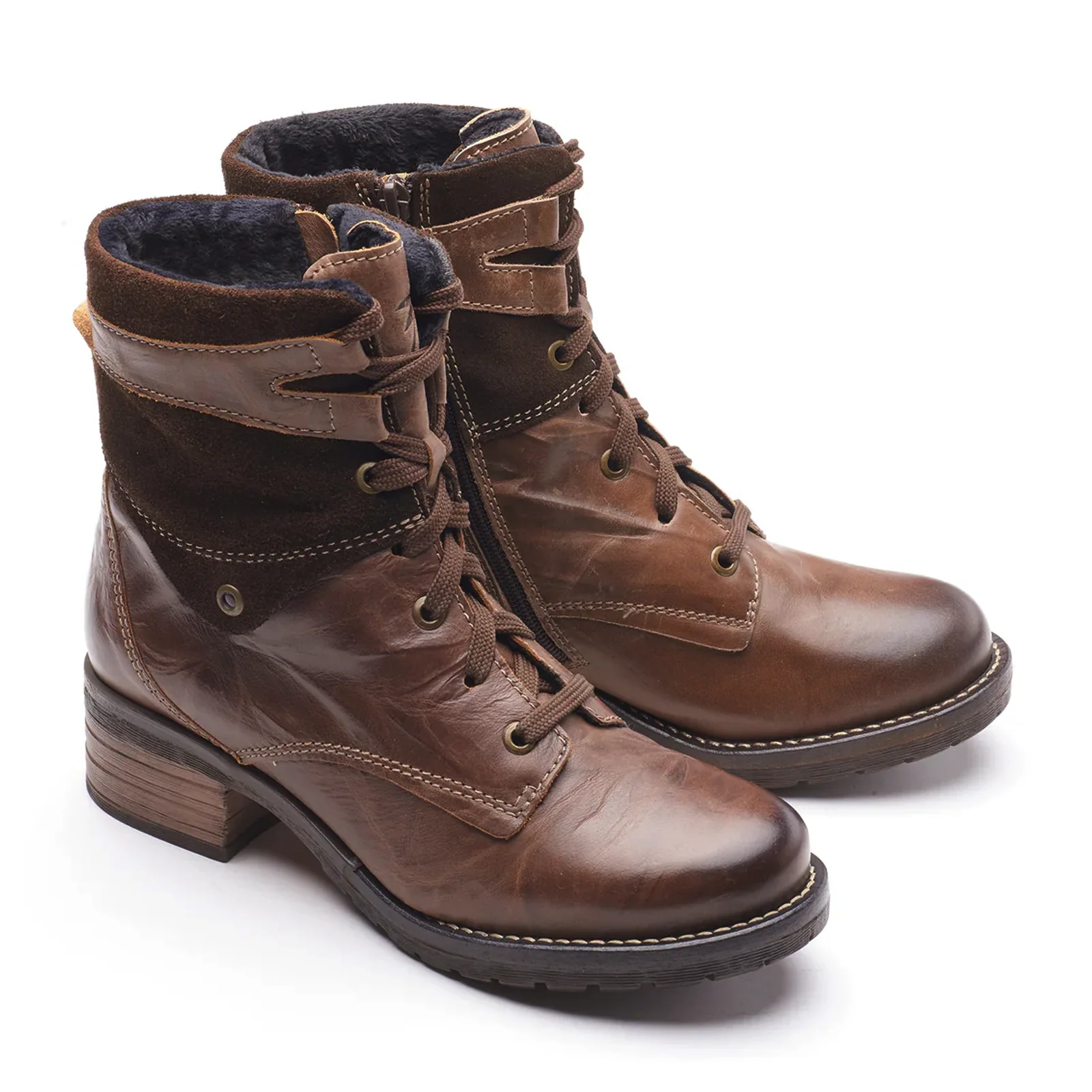 Dromedaris Kara Suede Mid Boot (Women) - Chocolate - Image 4
