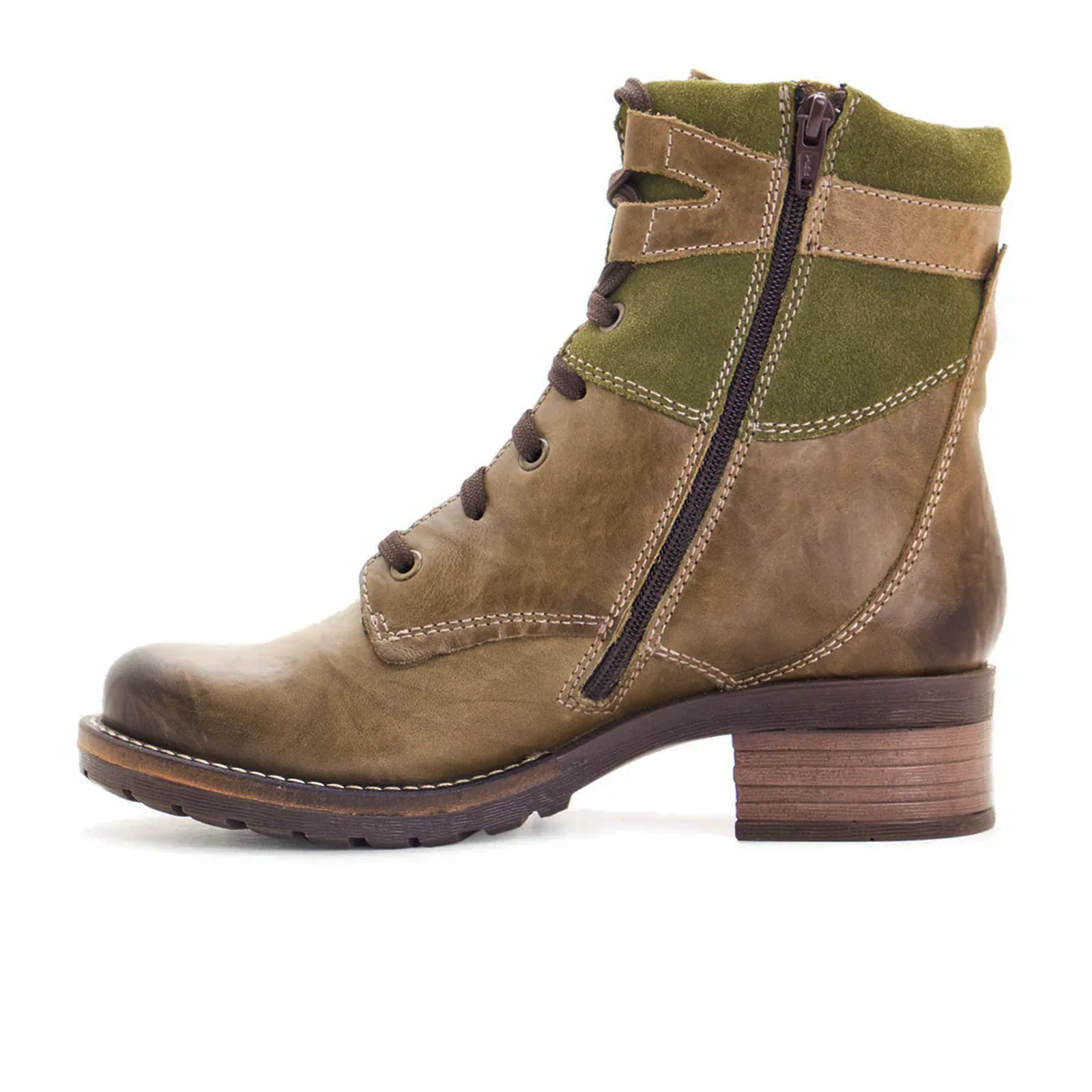 Dromedaris Kara Suede Mid Boot (Women) - Olive - Image 2