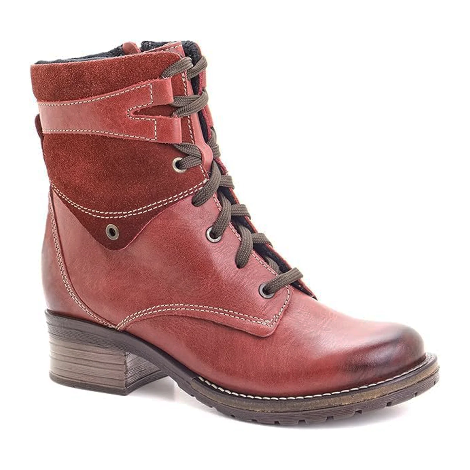 Dromedaris Kara Suede Mid Boot (Women) - Red - Image 5