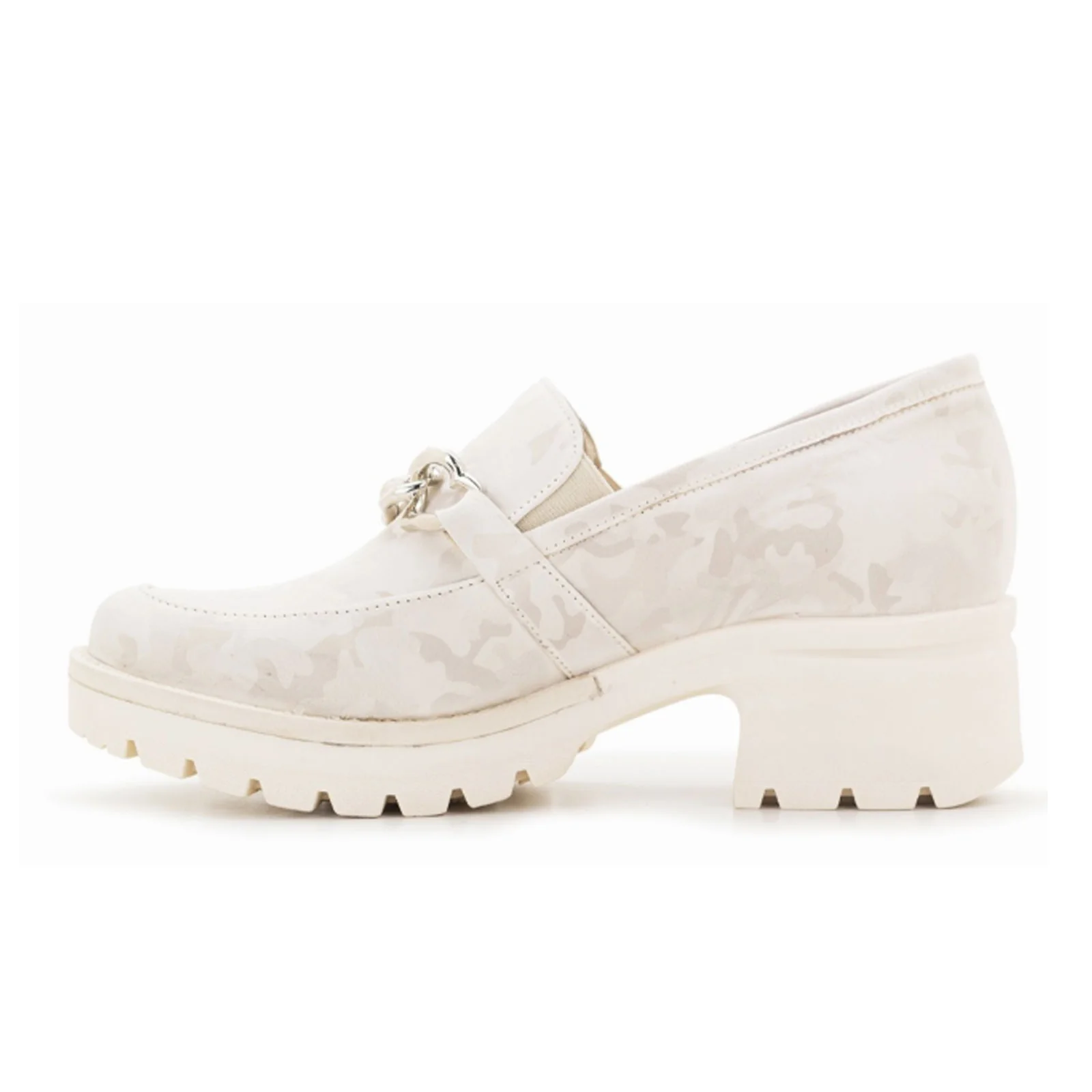 Dromedaris Kella Slip On Chunky Loafer (Women) - Ivory Camo - Image 2